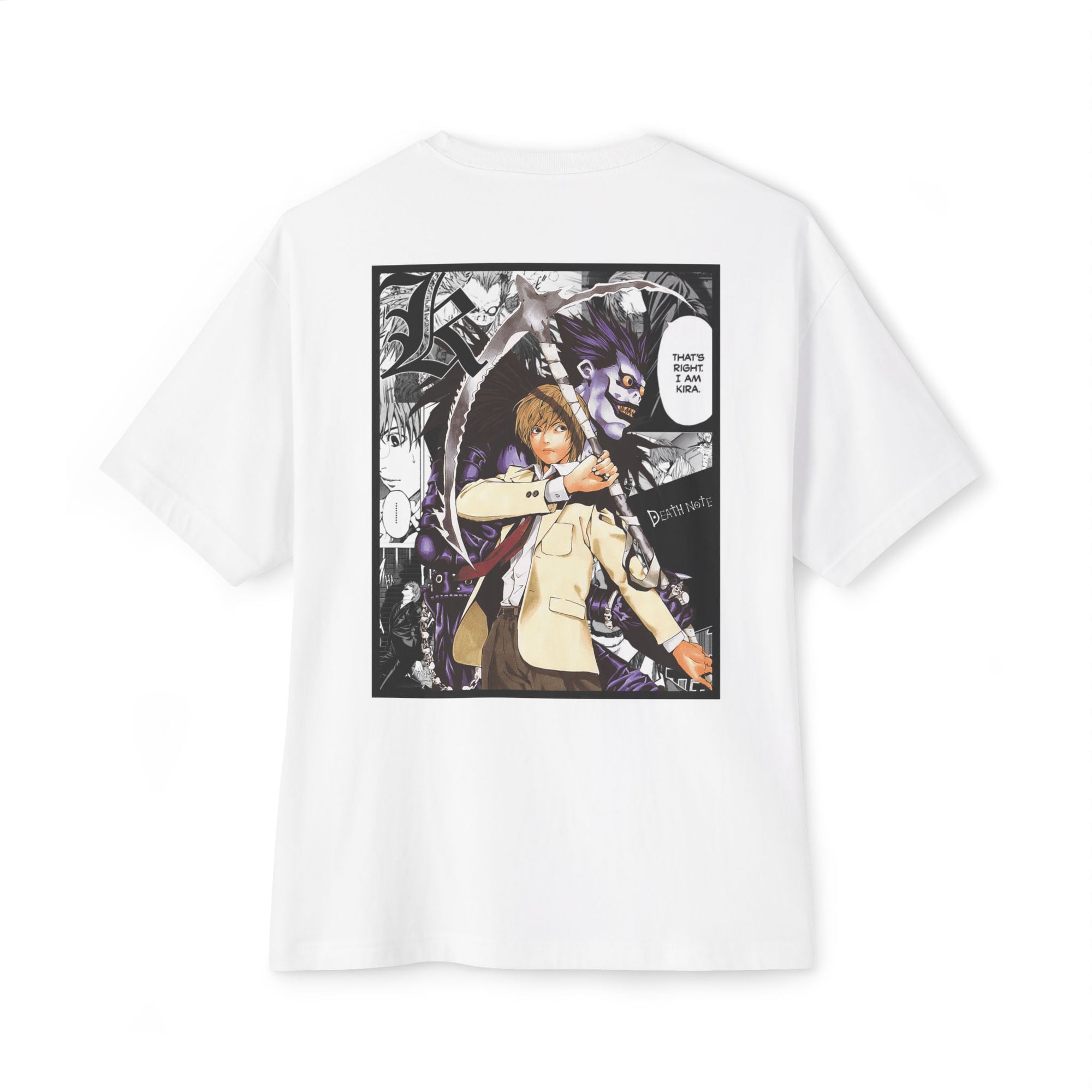 Camiseta extragrande de Light Yagami (DEATH NOTE)