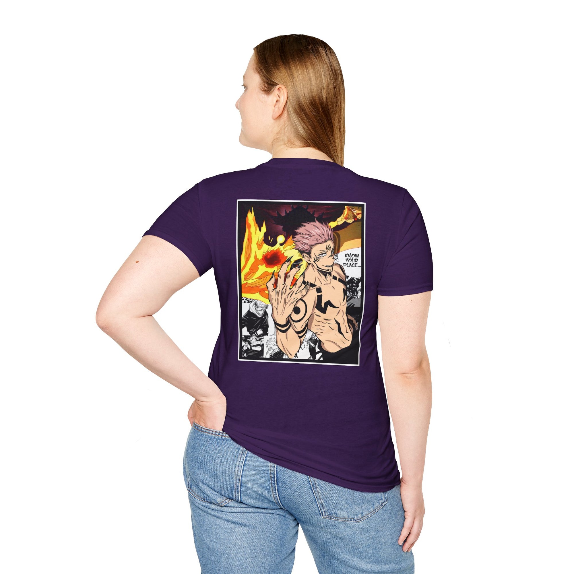Camiseta informal Ryomen Sukuna (JUJUTSU KAISEN)