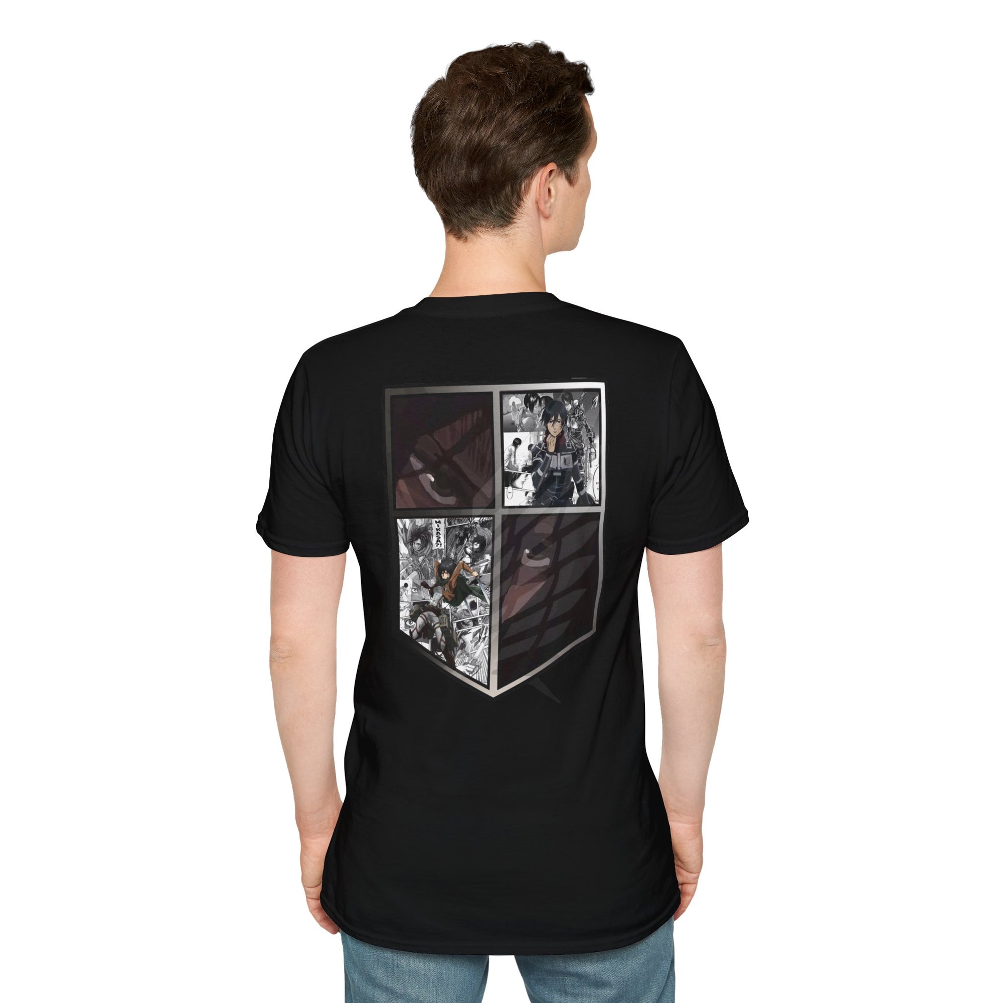 Camiseta informal de Mikasa Ackerman (ATAQUE A LOS TITANES)