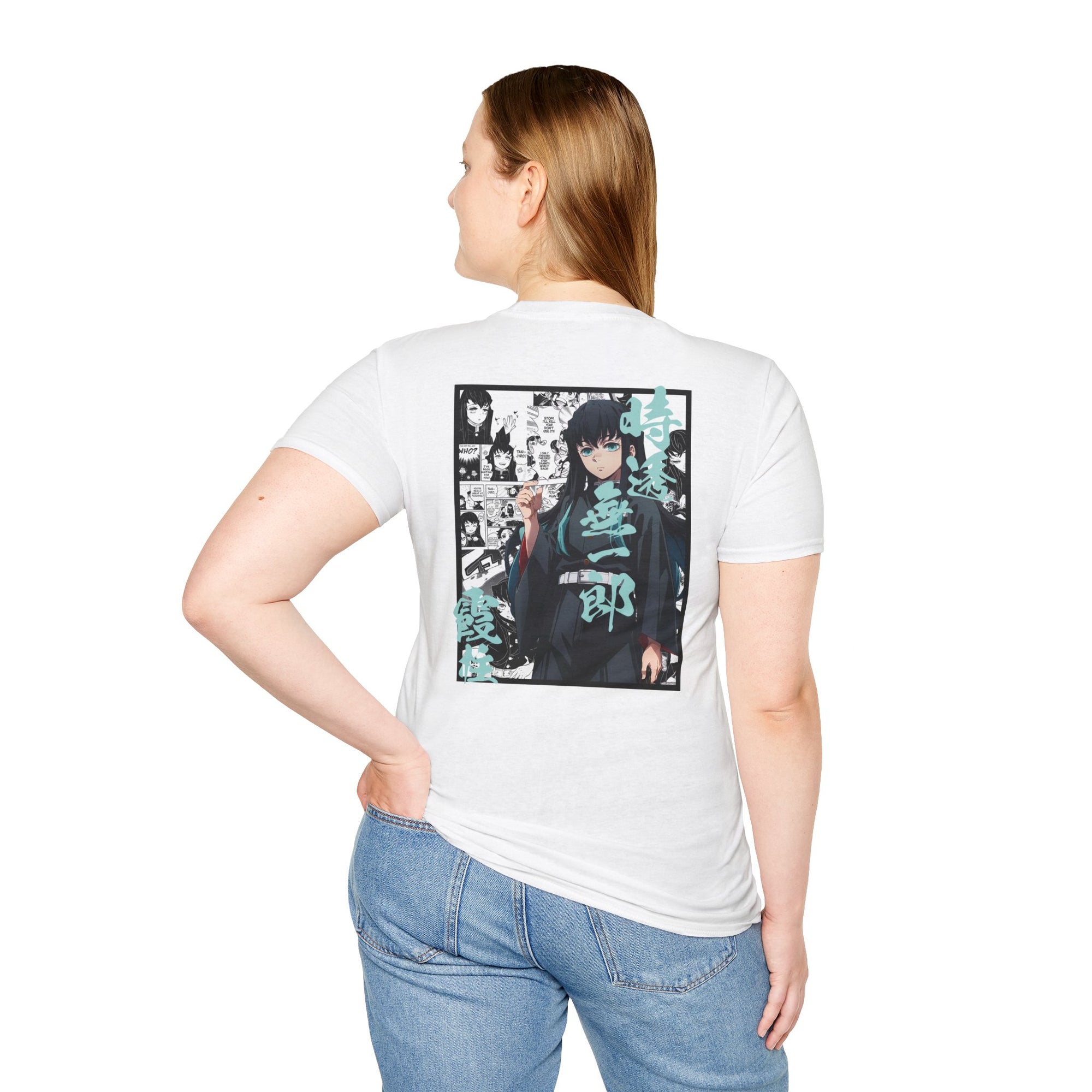 Camiseta informal de Muichiro Tokito (DEMON SLAYER)