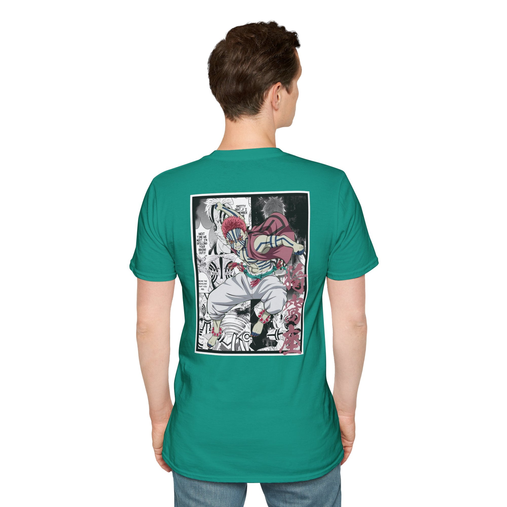 Camiseta informal de Akaza (DEMON SLAYER)