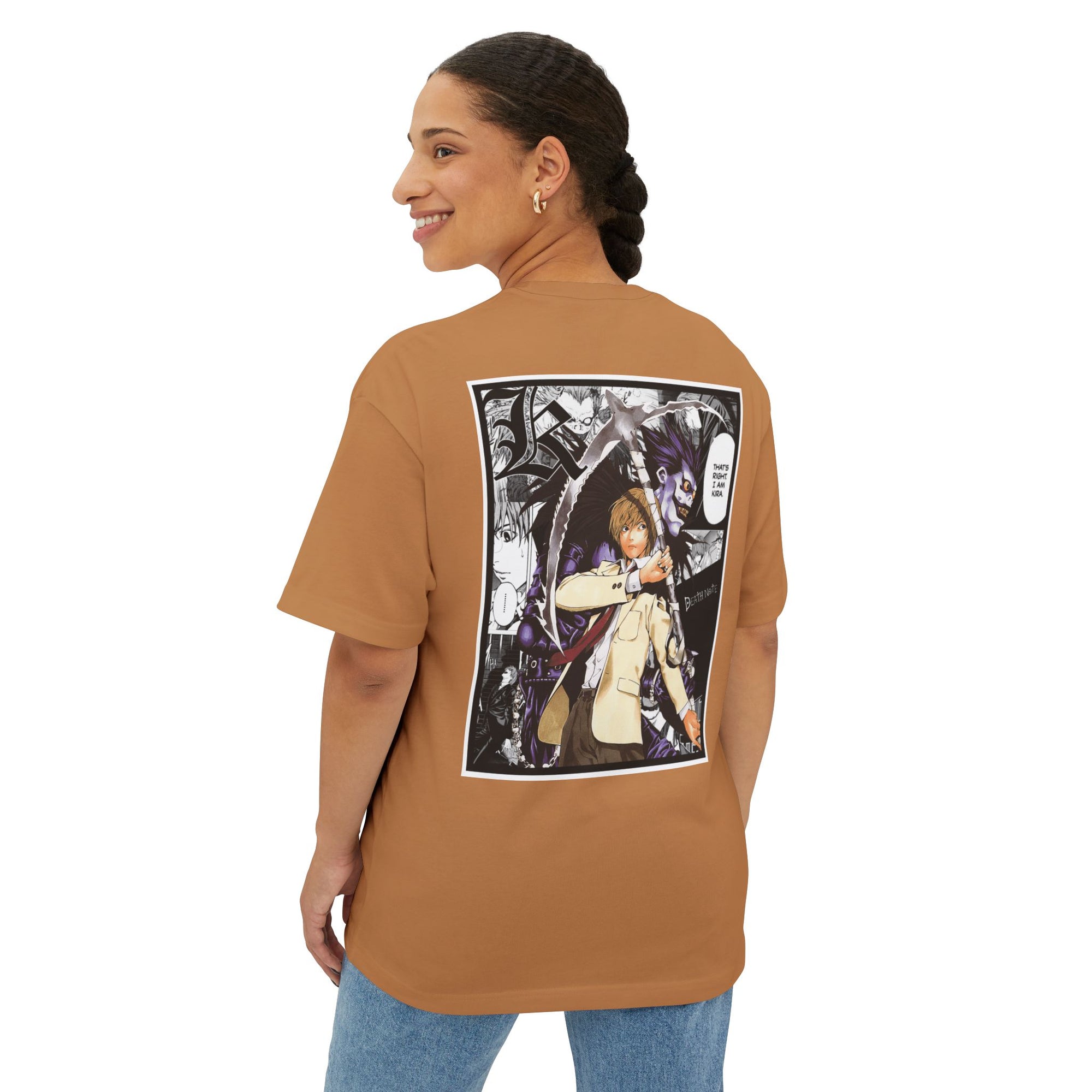 Camiseta extragrande de Light Yagami (DEATH NOTE)