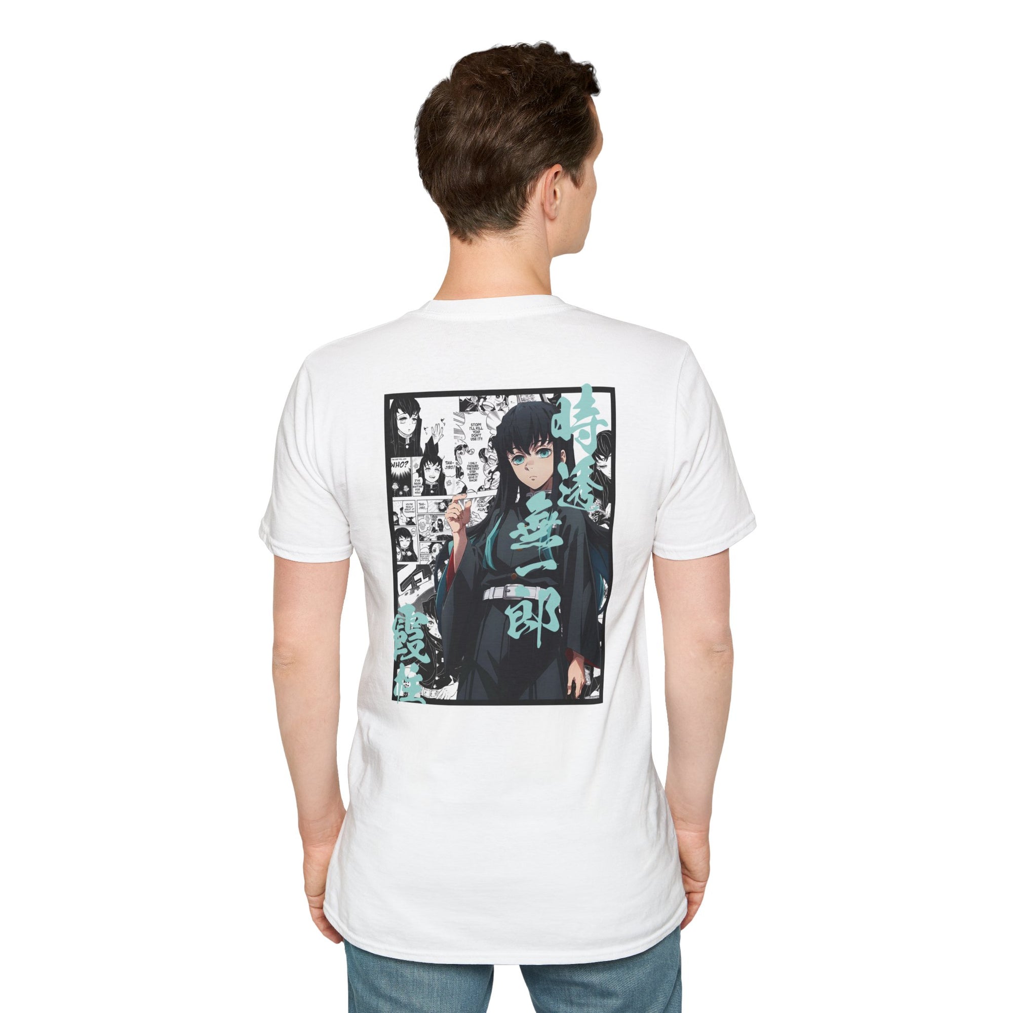 Camiseta informal de Muichiro Tokito (DEMON SLAYER)