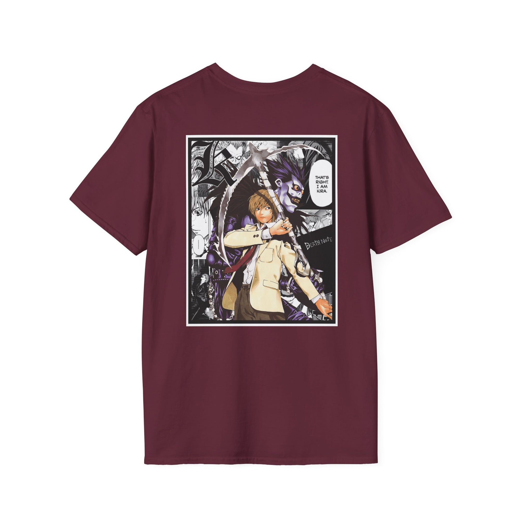 Camiseta informal de Light Yagami (DEATH NOTE)