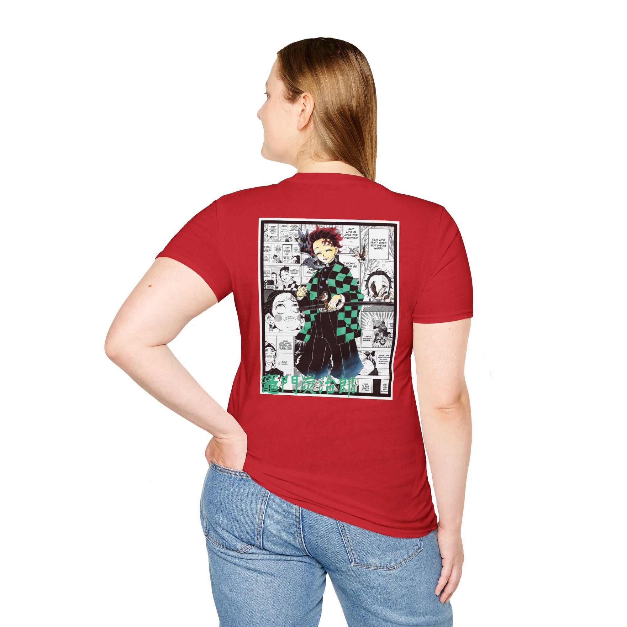 Camiseta informal Tanjiro Kamado (DEMON SLAYER)