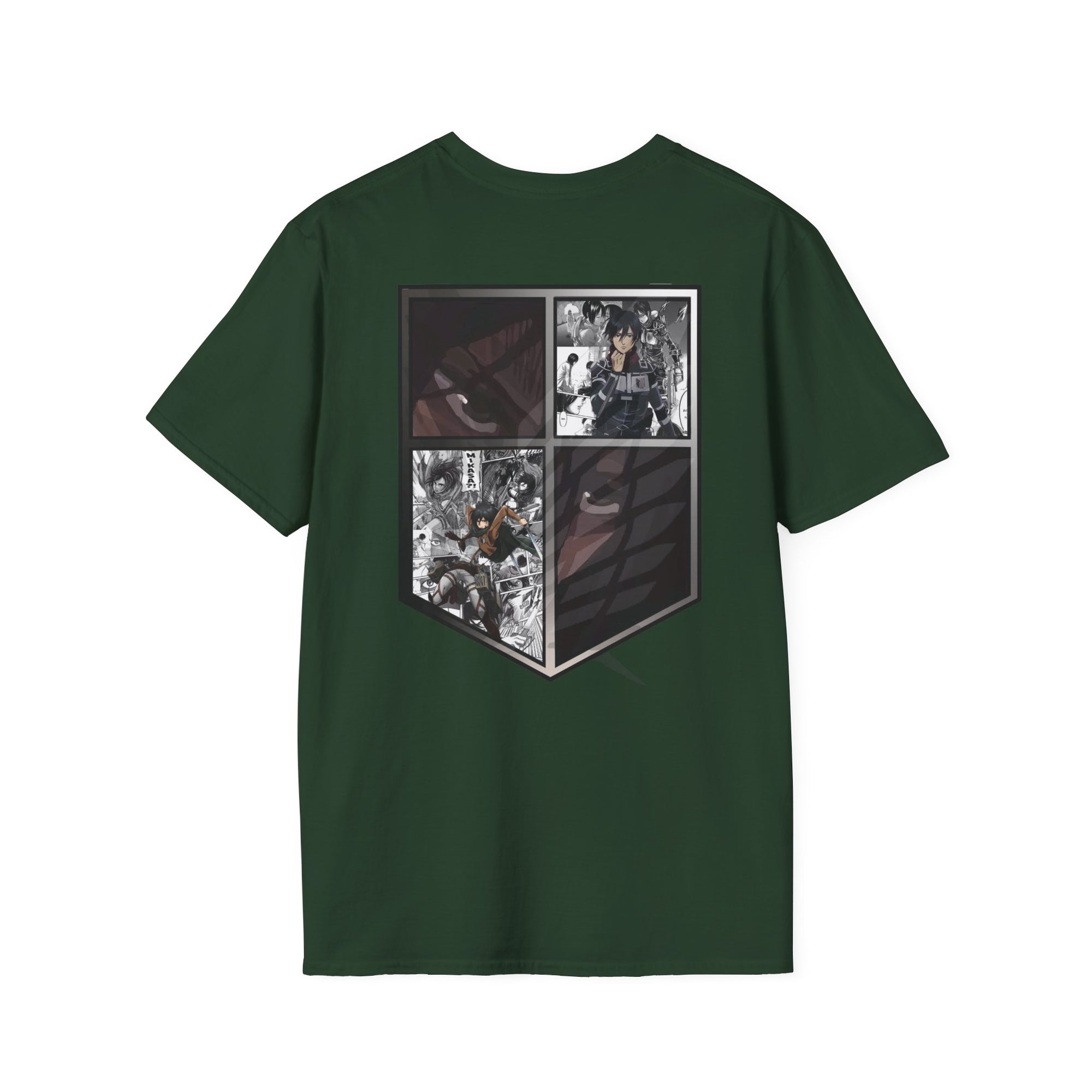 Camiseta informal de Mikasa Ackerman (ATAQUE A LOS TITANES)