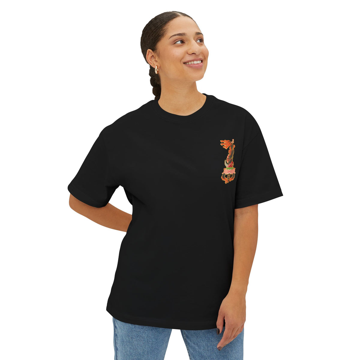 Camiseta extragrande de Nezuko Kamado (DEMON SLAYER)