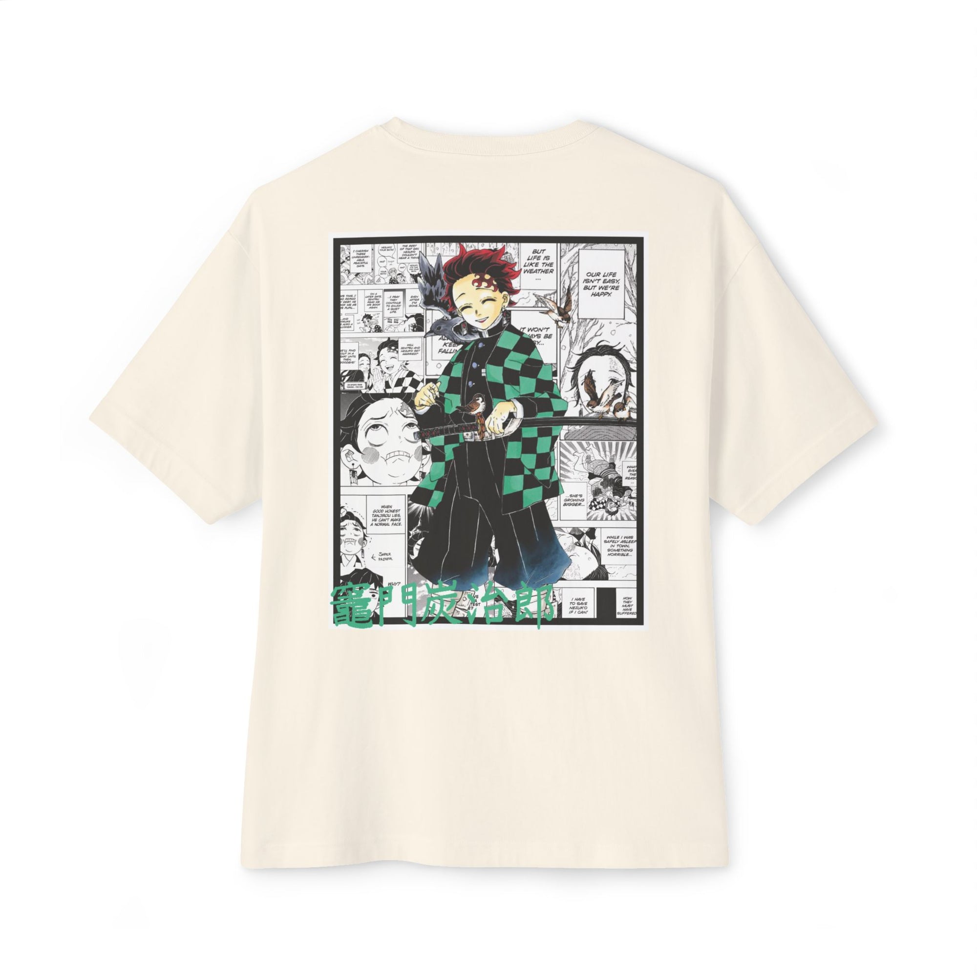 Camiseta extragrande de Tanjiro Kamado (DEMON SLAYER)