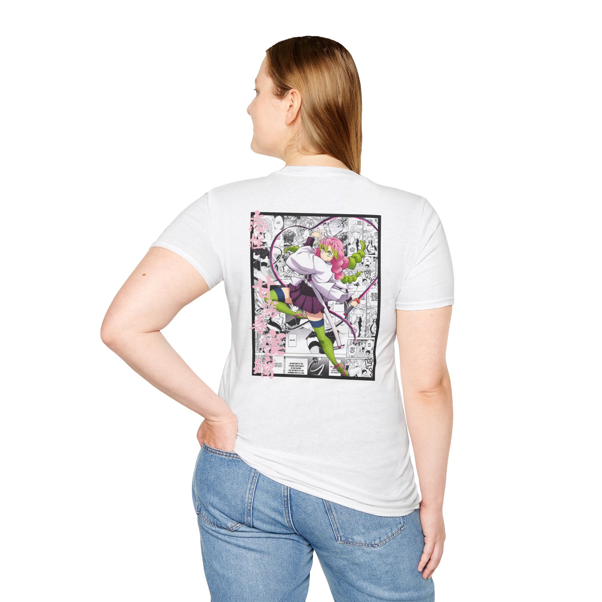 Camiseta informal Kanroji Mitsuri (DEMON SLAYER)