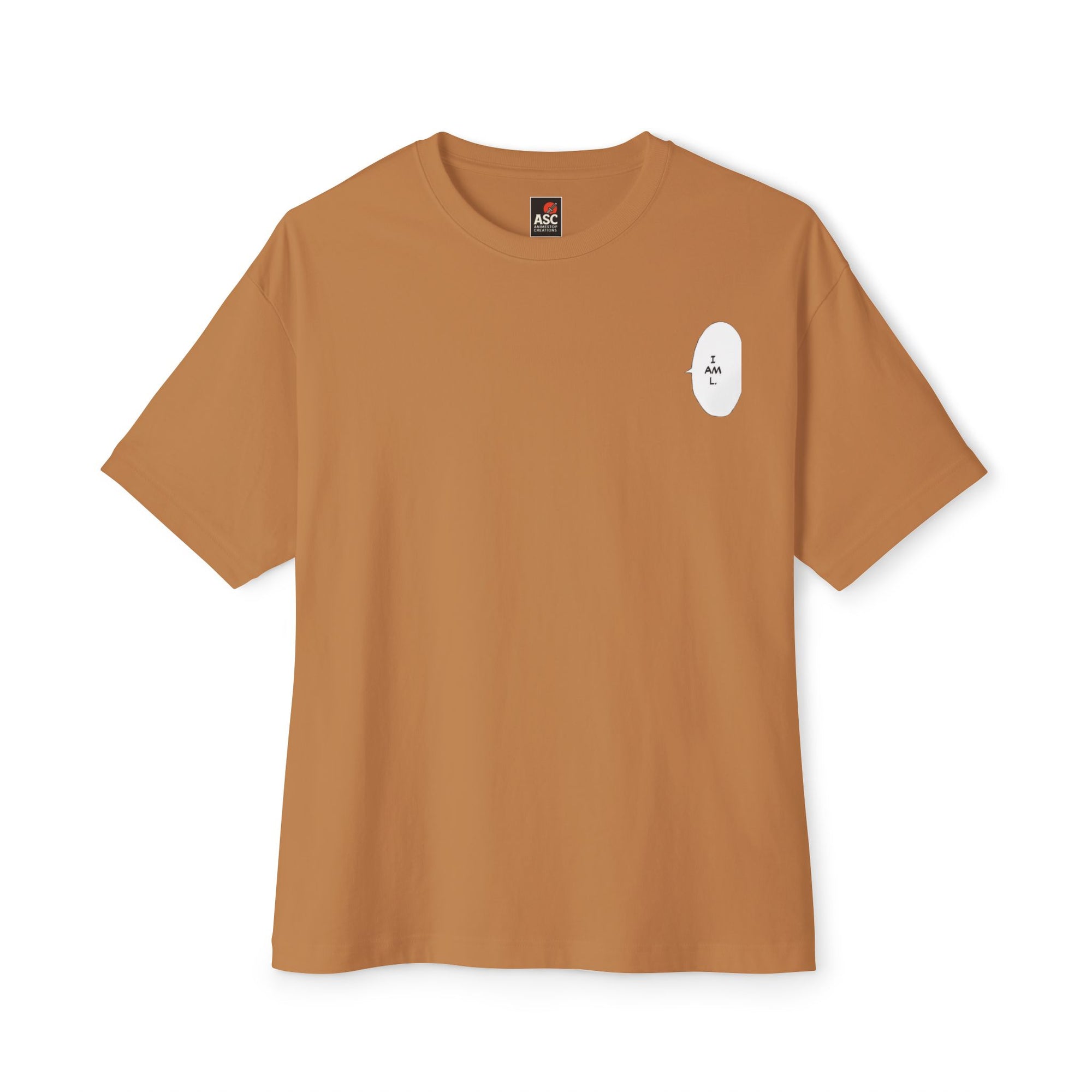 L. (DEATH NOTE) Camiseta de gran tamaño