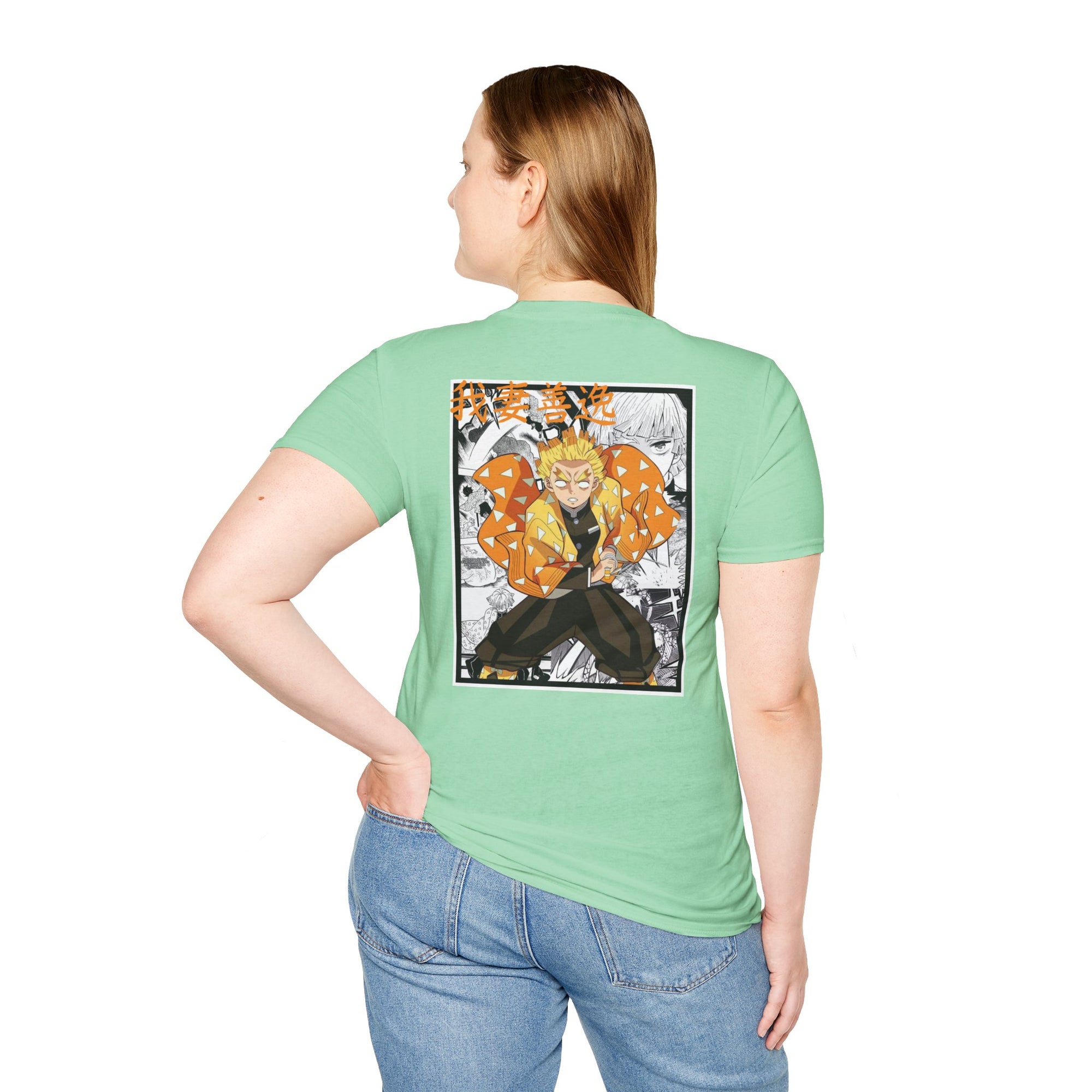 Camiseta informal Zenitsu Agatsuma (DEMON SLAYER)