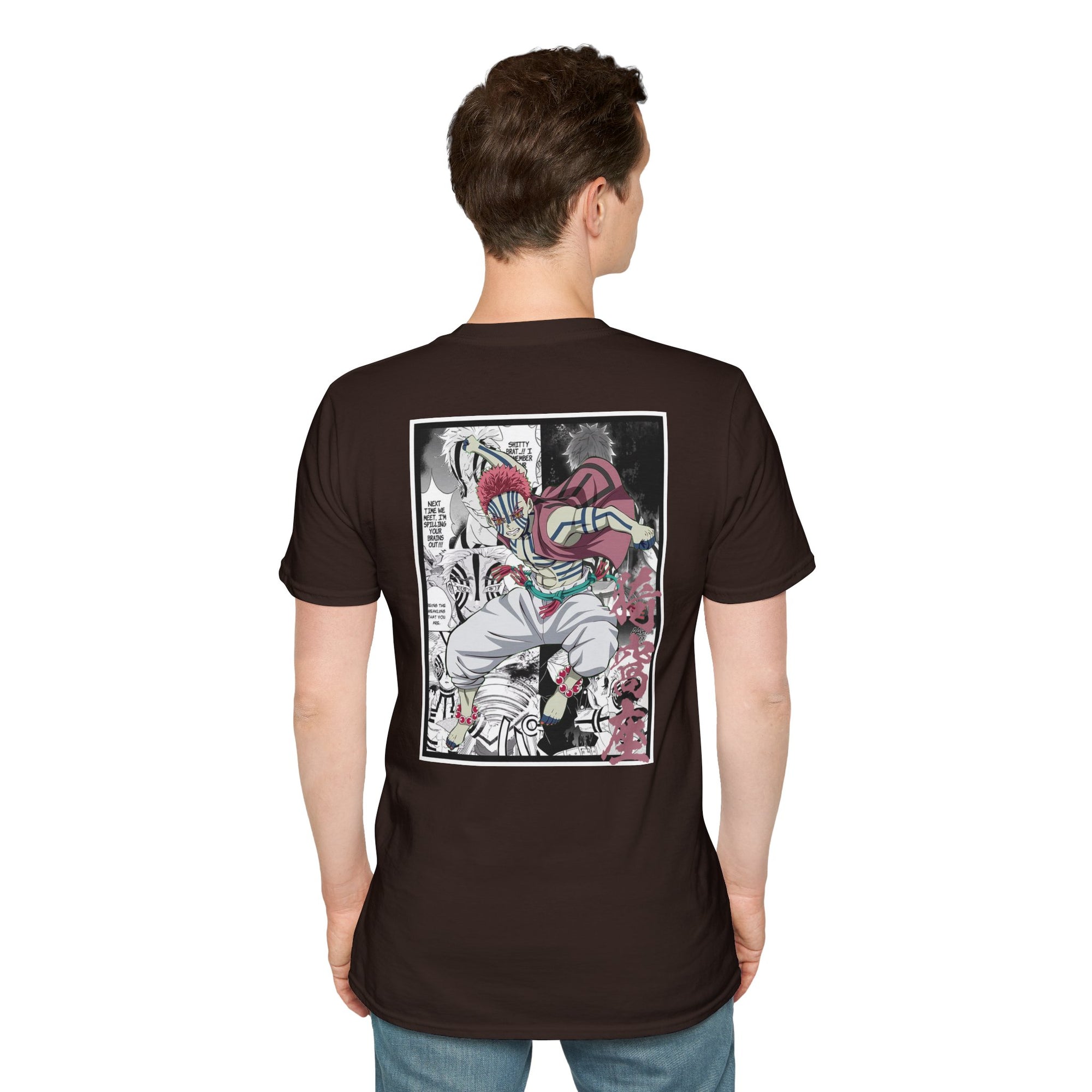 Camiseta informal de Akaza (DEMON SLAYER)
