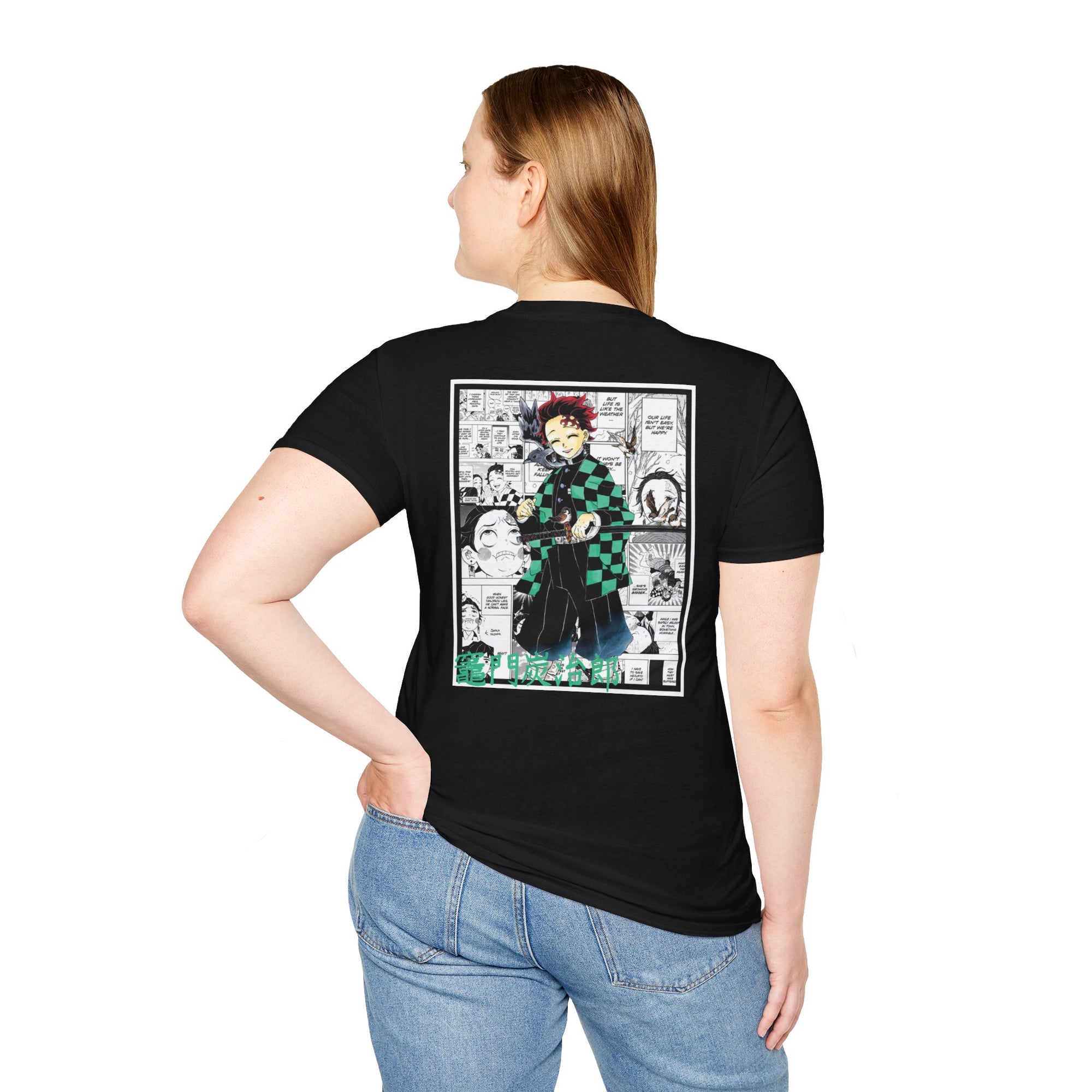 Camiseta informal Tanjiro Kamado (DEMON SLAYER)