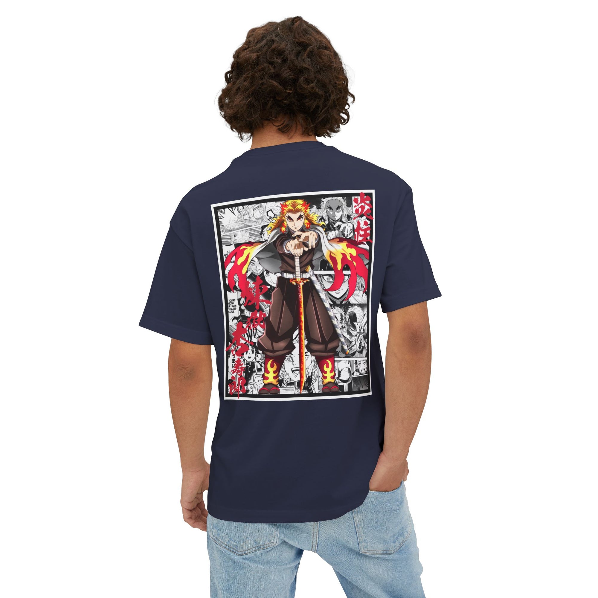 Kyojuro Rengoku (DEMON SLAYER) Premium Oversized Tee