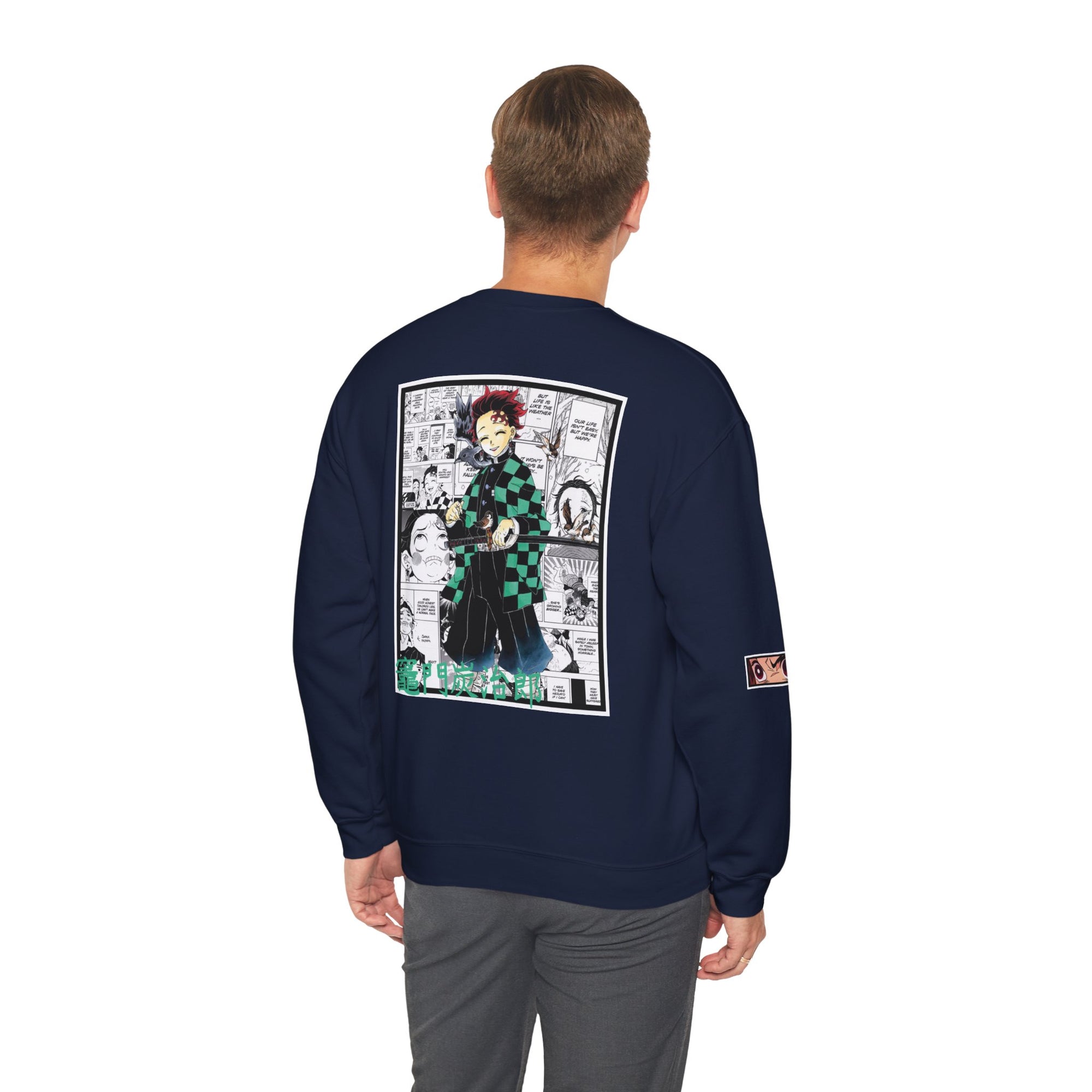 Sudadera con cuello redondo de Tanjiro Kamado (DEMON SLAYER)