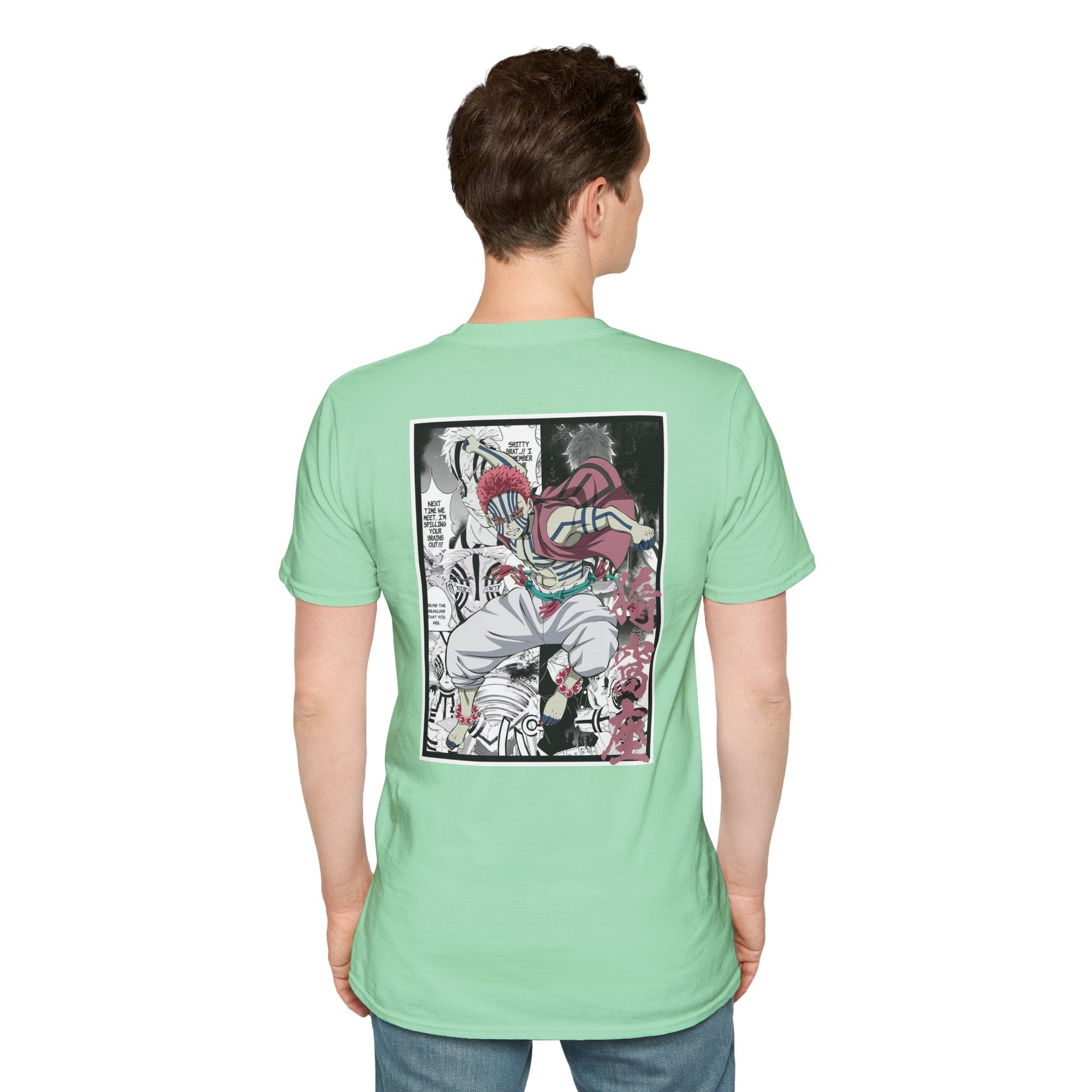 Camiseta informal de Akaza (DEMON SLAYER)