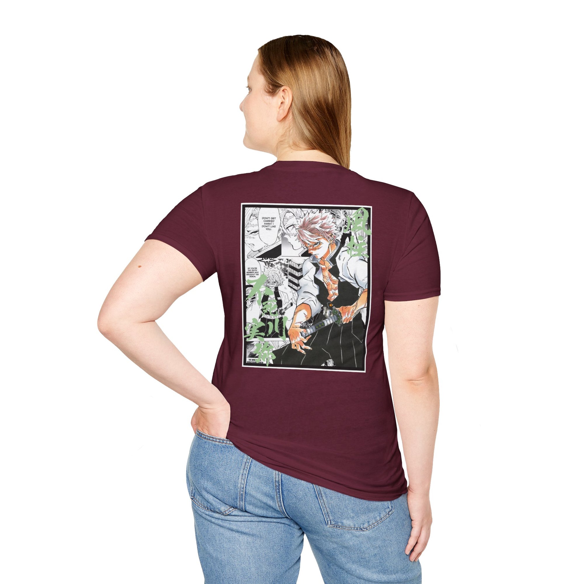 Camiseta informal Sanemi Shinazugawa (DEMON SLAYER)