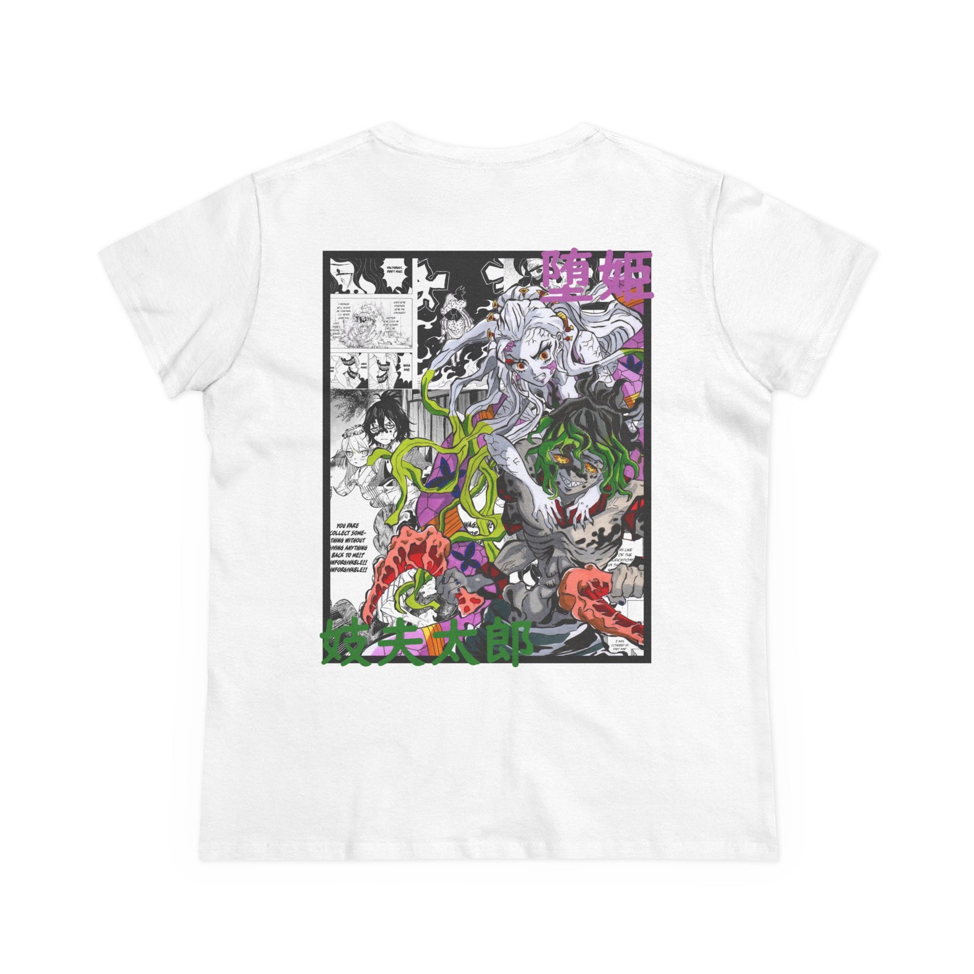 Camiseta para mujer Gyutaro y Daki (DEMON SLAYER)