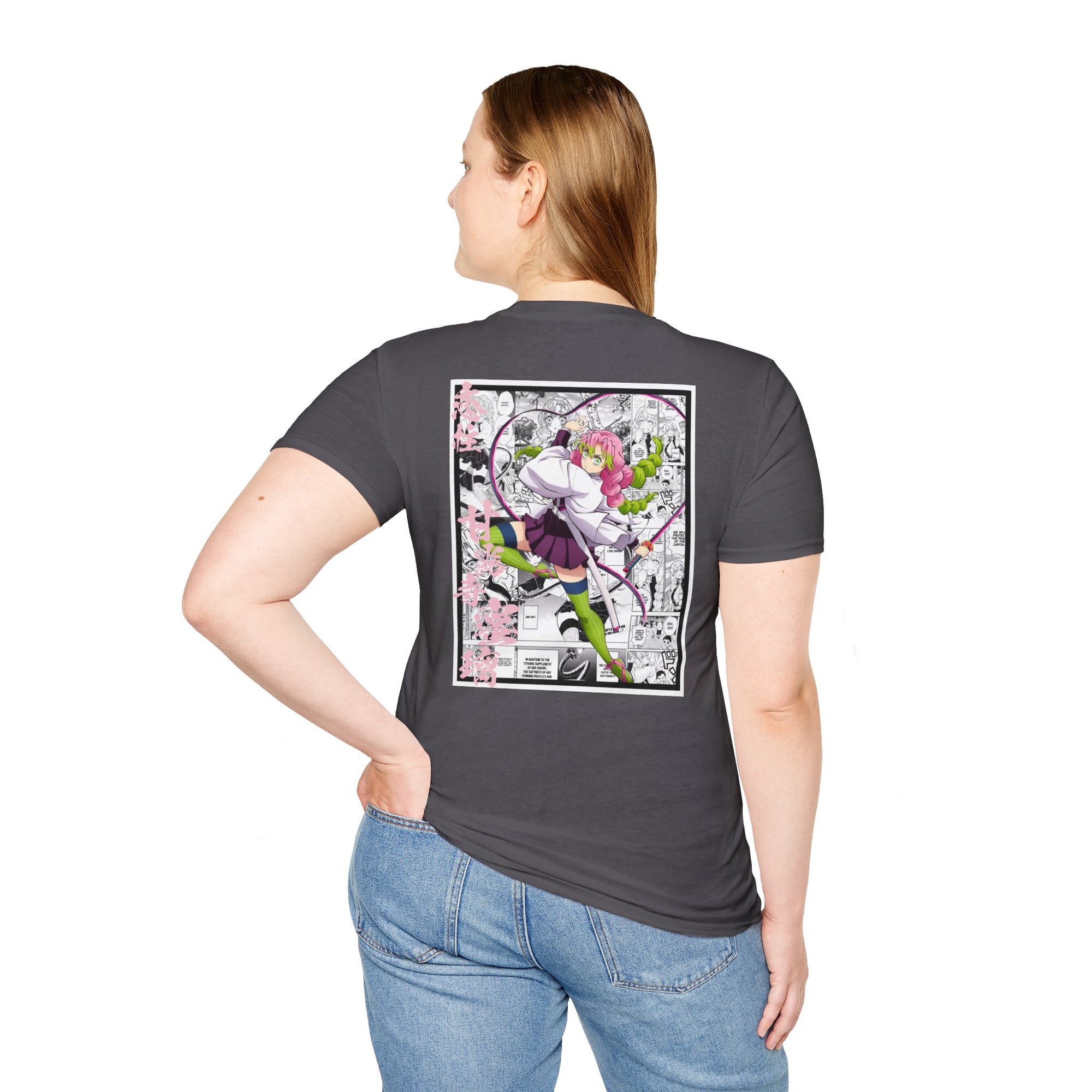 Camiseta informal Kanroji Mitsuri (DEMON SLAYER)