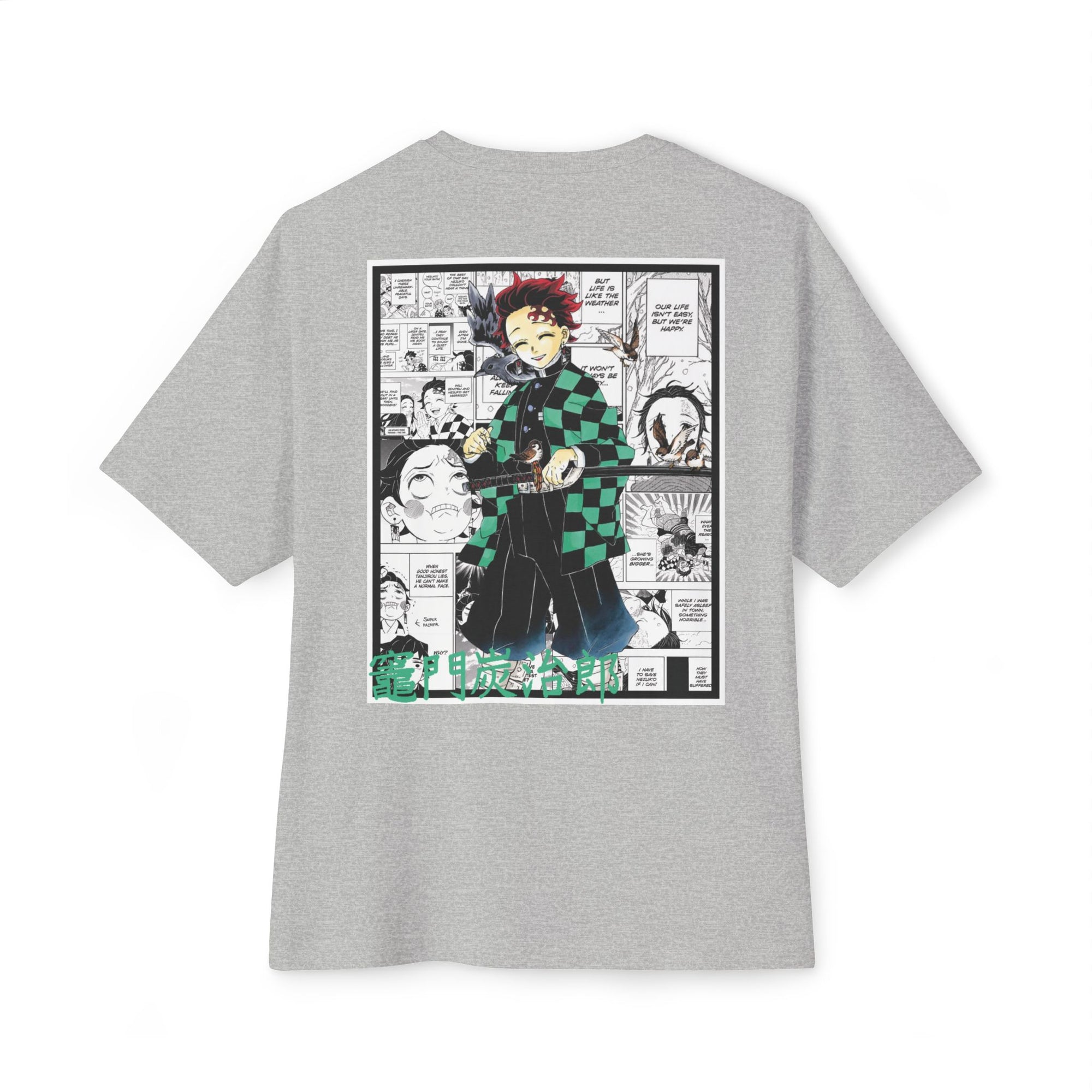 Camiseta extragrande de Tanjiro Kamado (DEMON SLAYER)