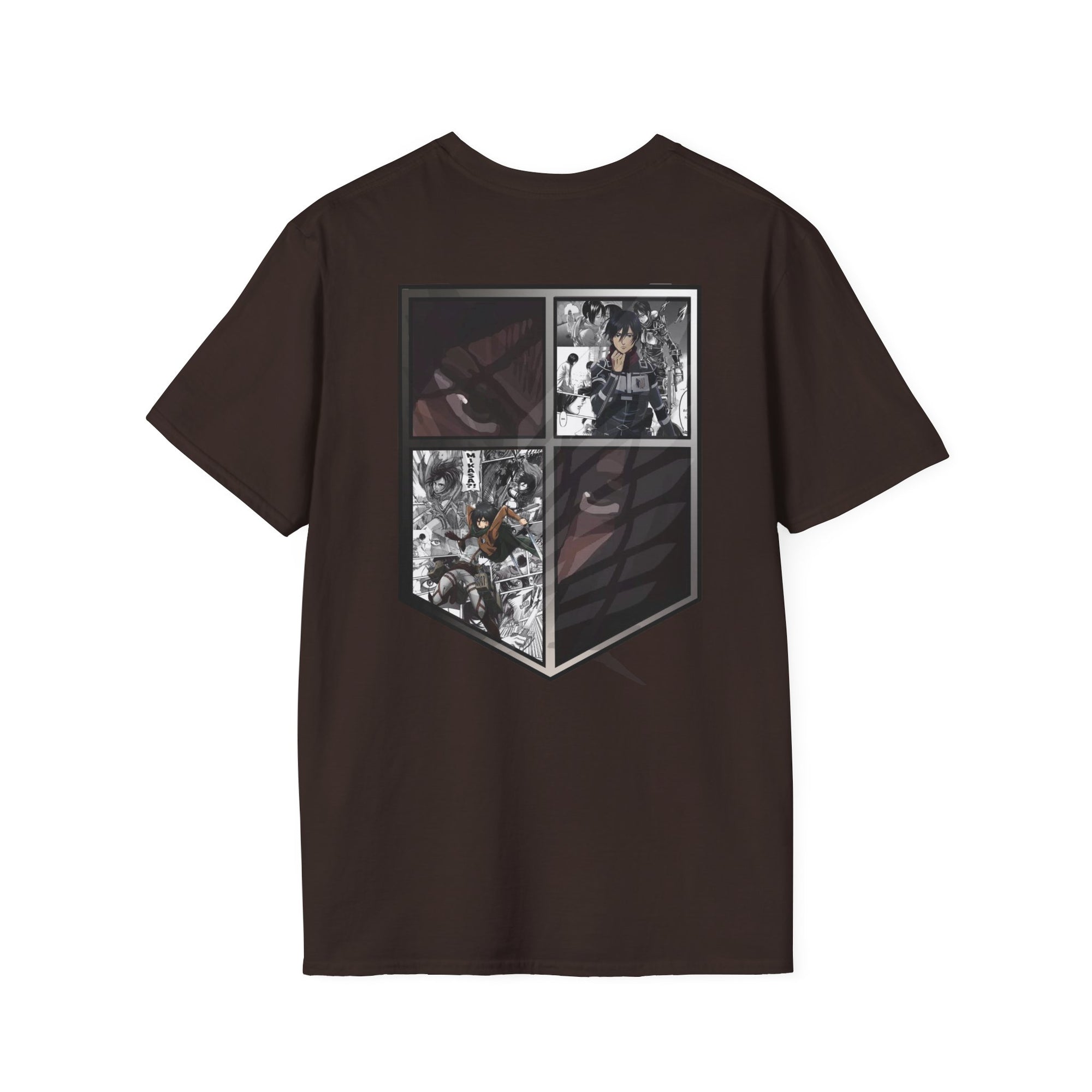 Camiseta informal de Mikasa Ackerman (ATAQUE A LOS TITANES)
