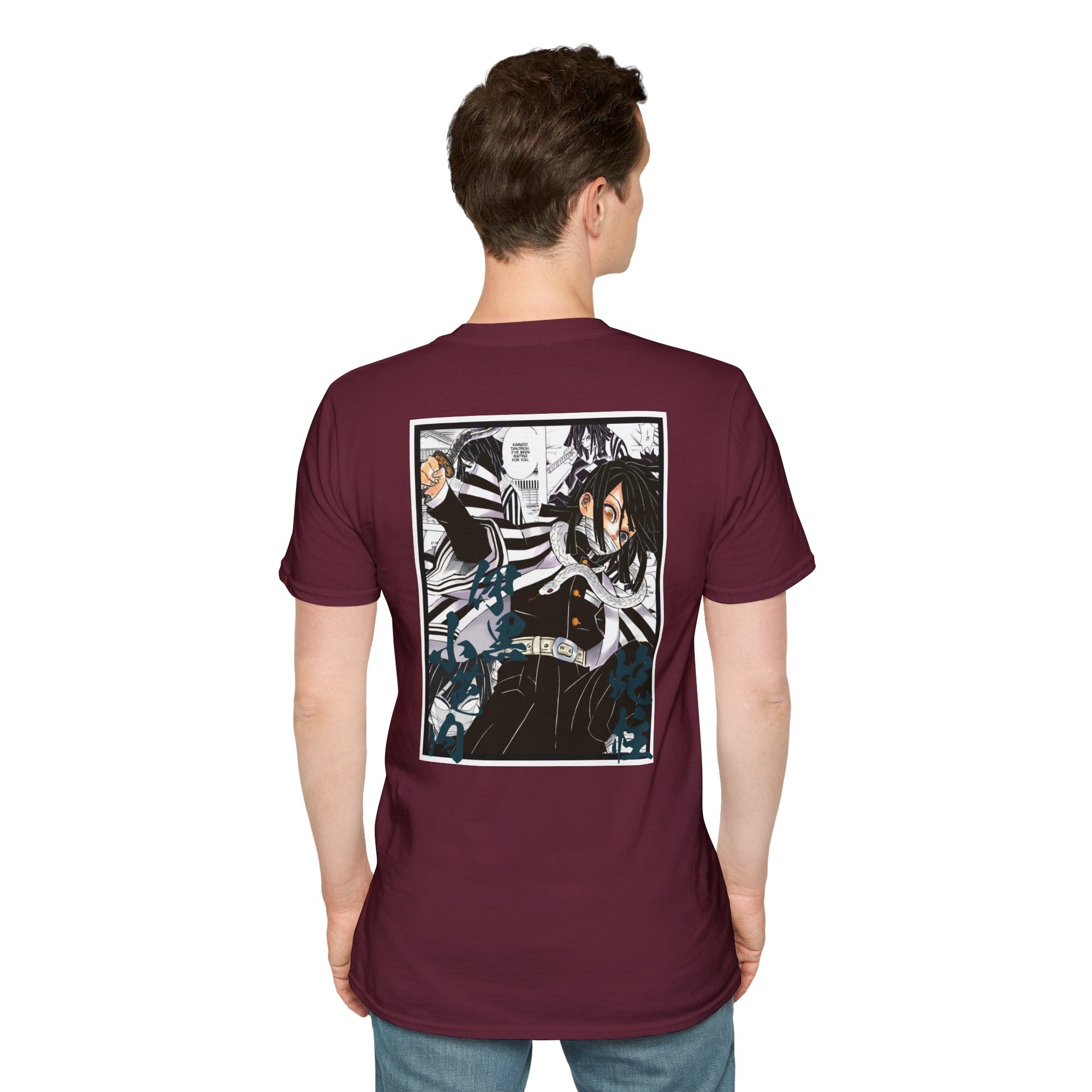 Camiseta informal Obanai Iguro (DEMON SLAYER)