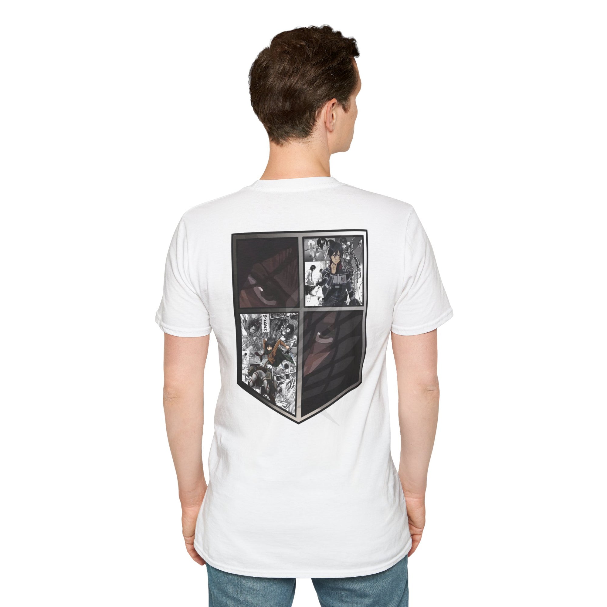 Camiseta informal de Mikasa Ackerman (ATAQUE A LOS TITANES)