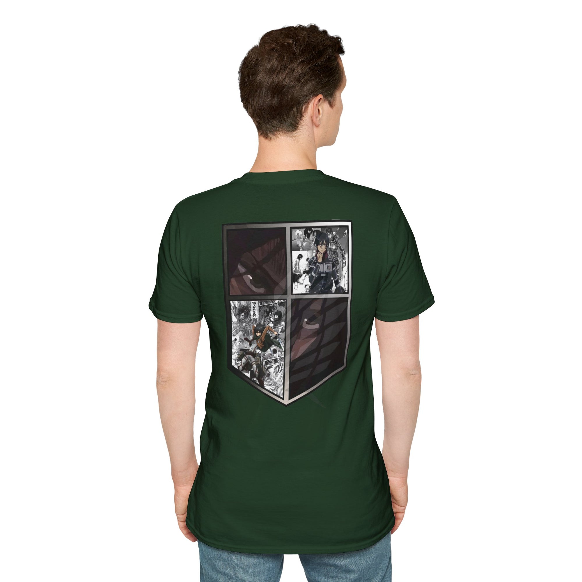 Camiseta informal de Mikasa Ackerman (ATAQUE A LOS TITANES)