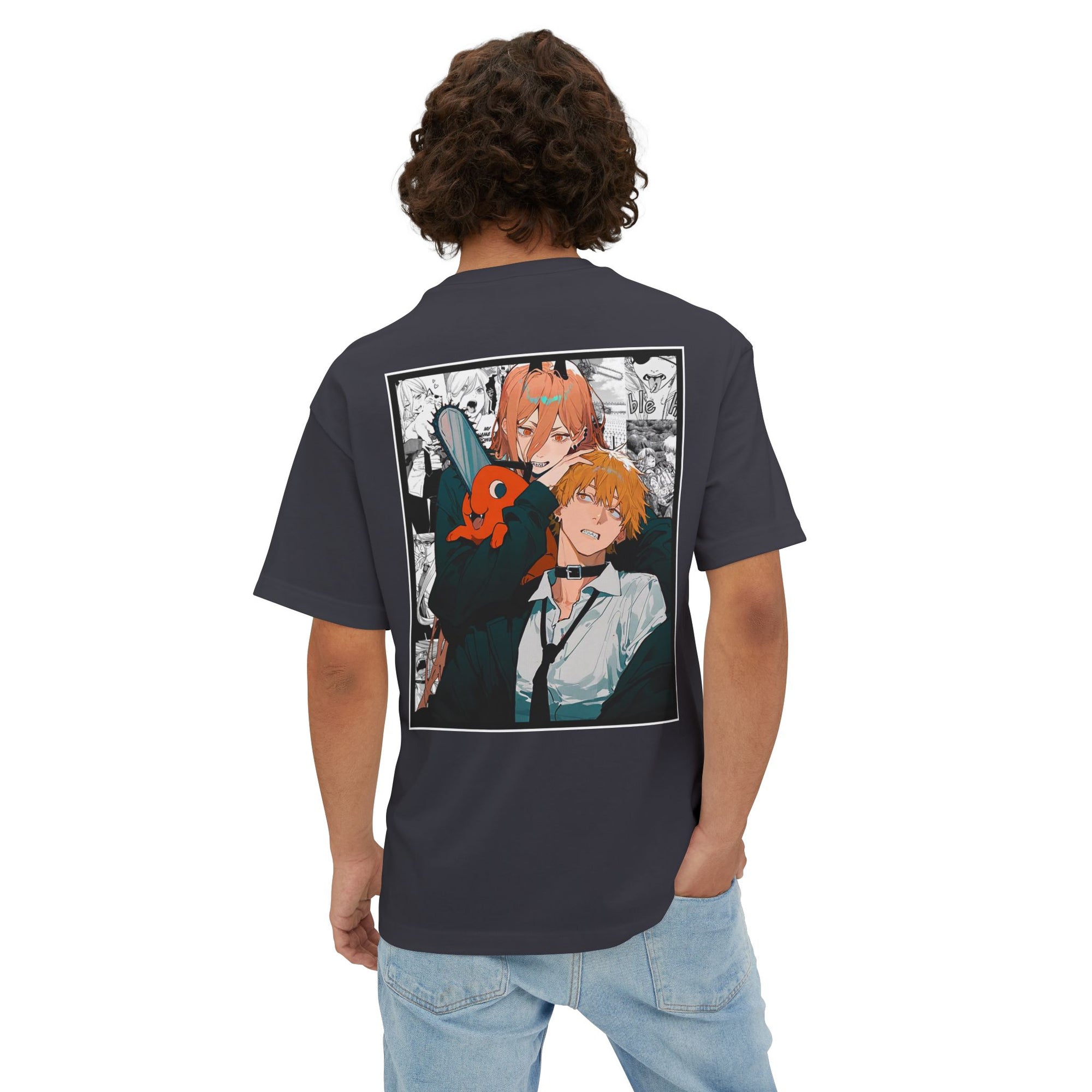 Denji & Power (Chainsaw Man) Premium Oversized Tee