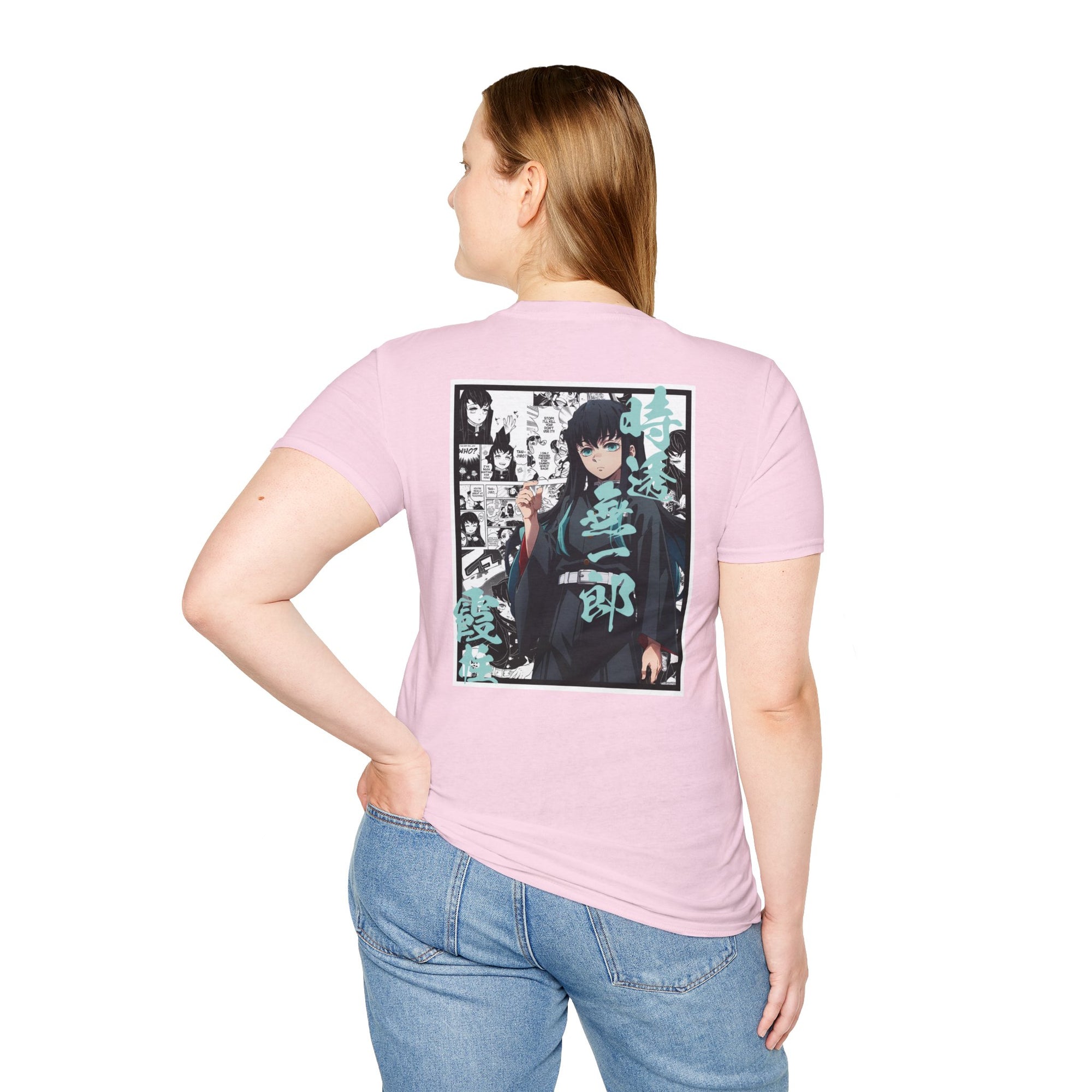 Camiseta informal de Muichiro Tokito (DEMON SLAYER)