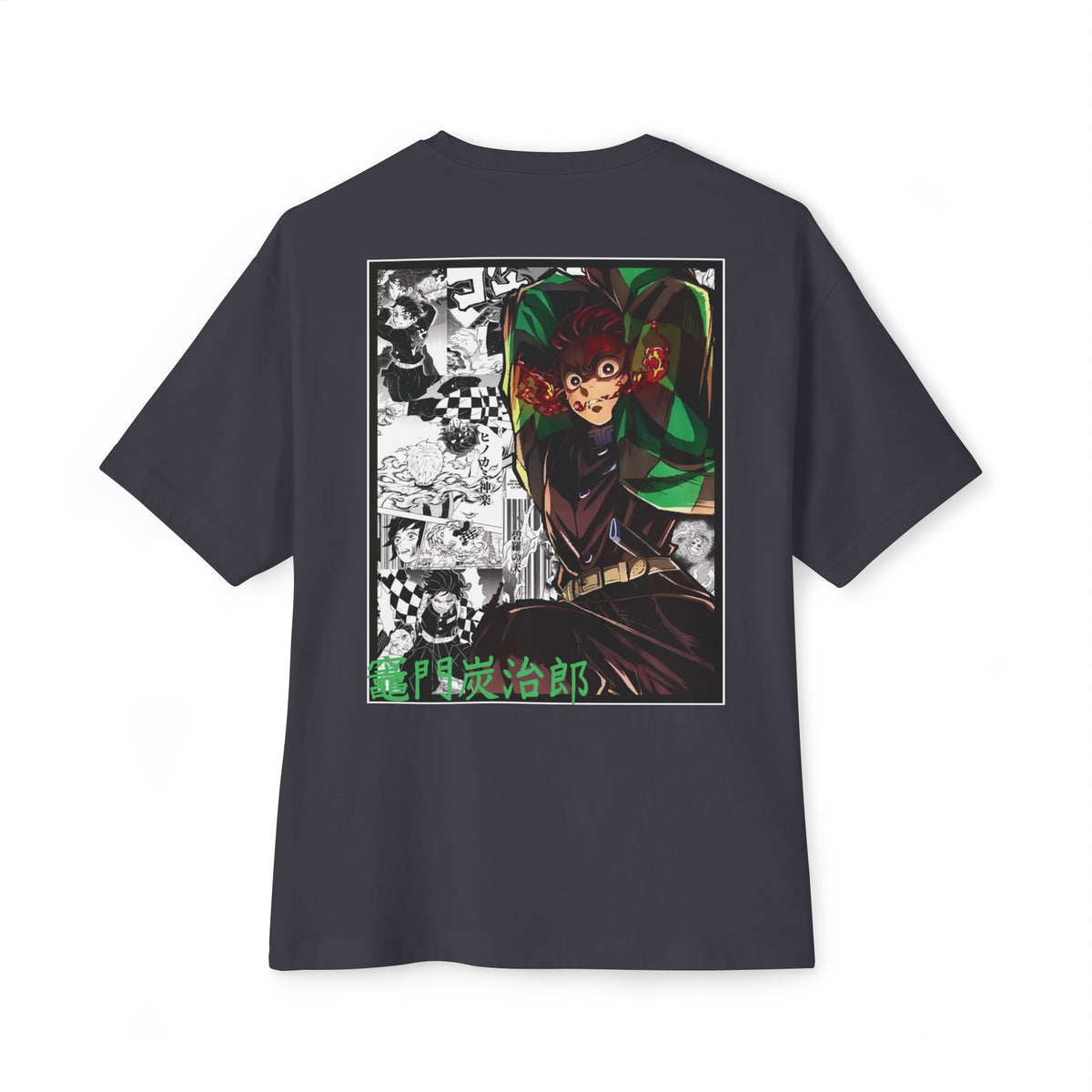 Camiseta extragrande de Tanjiro Kamado (DEMON SLAYER)