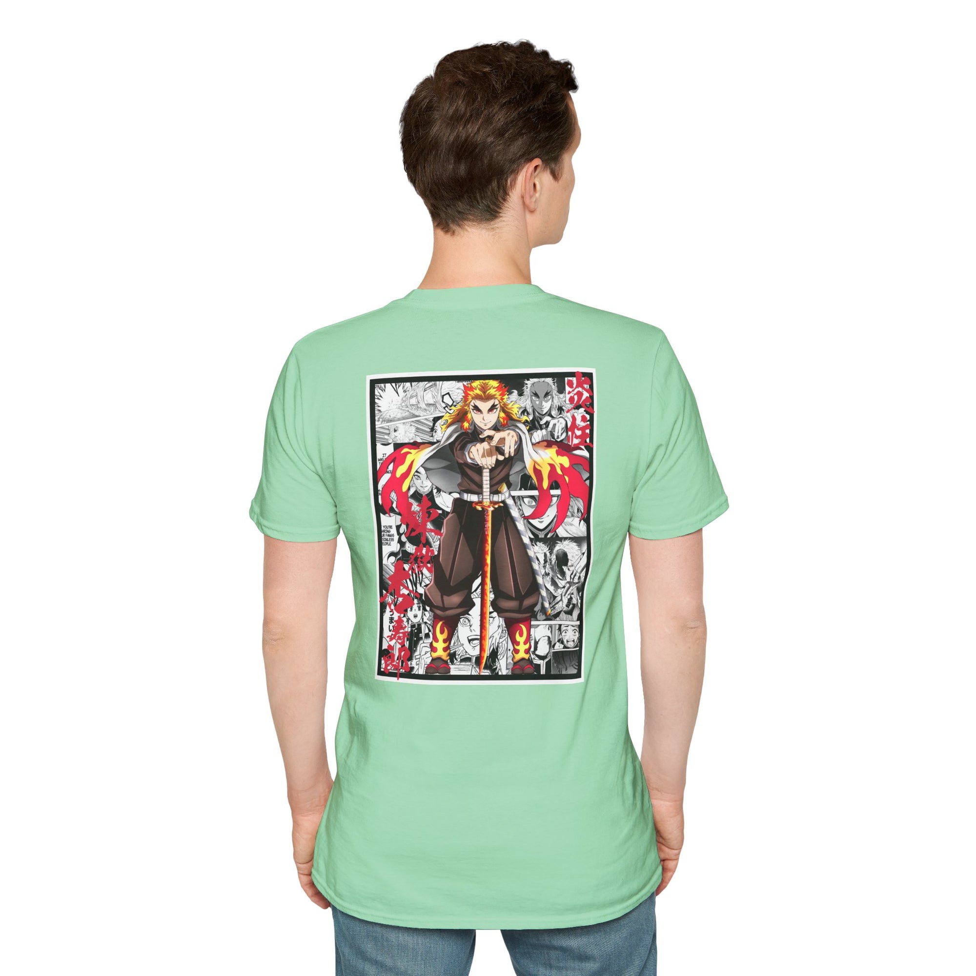 Camiseta informal Kyojuro Rengoku (DEMON SLAYER)