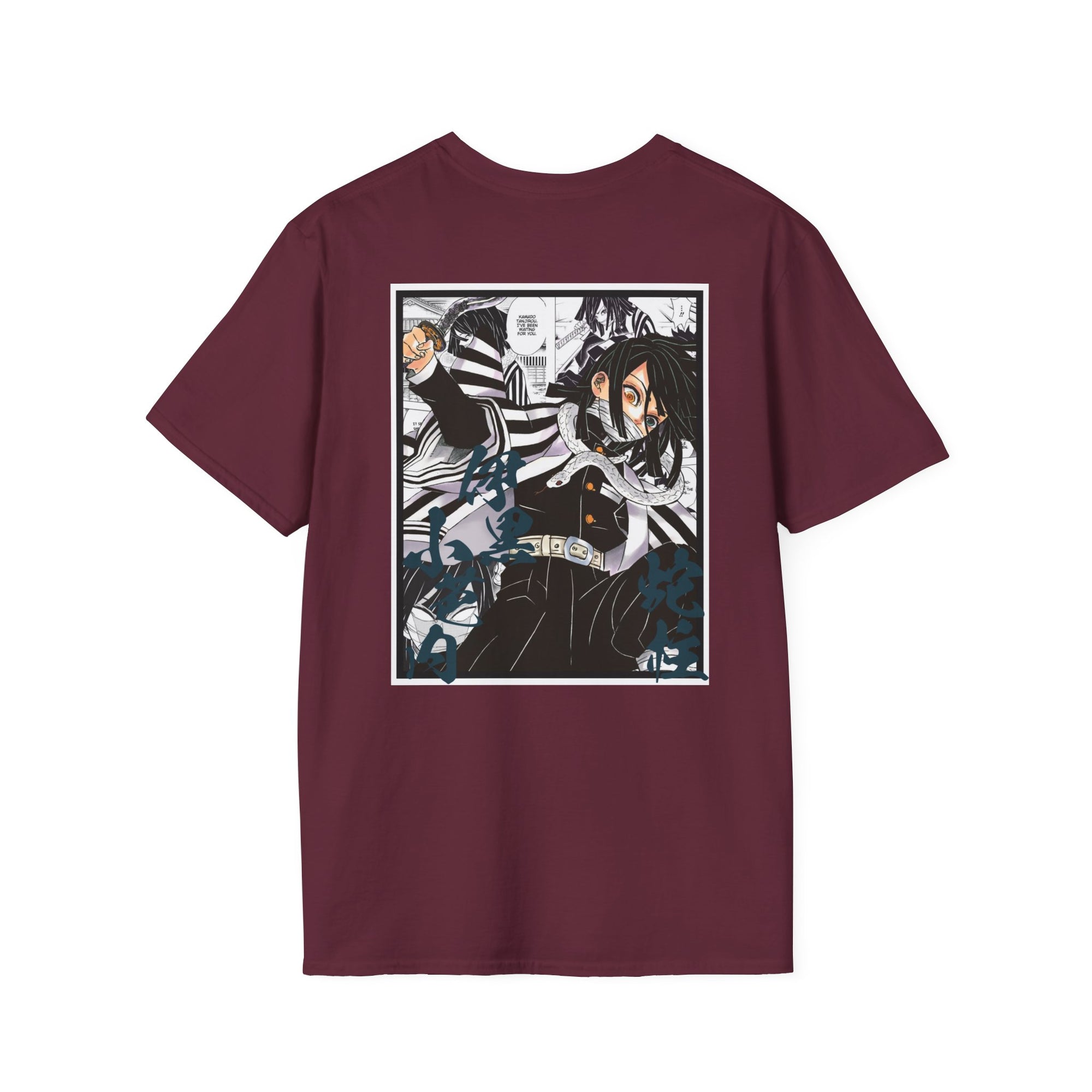 Camiseta informal Obanai Iguro (DEMON SLAYER)