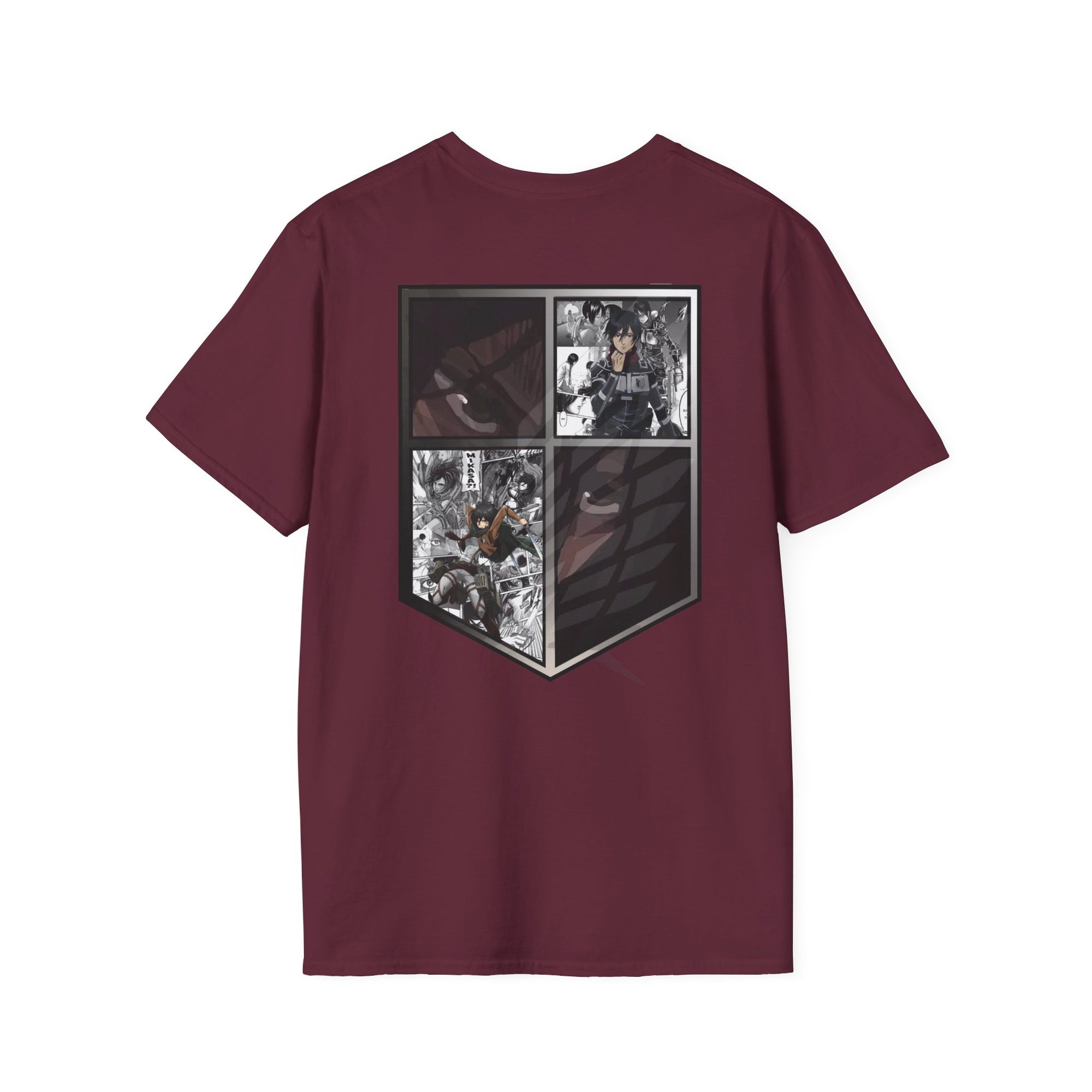 Camiseta informal de Mikasa Ackerman (ATAQUE A LOS TITANES)
