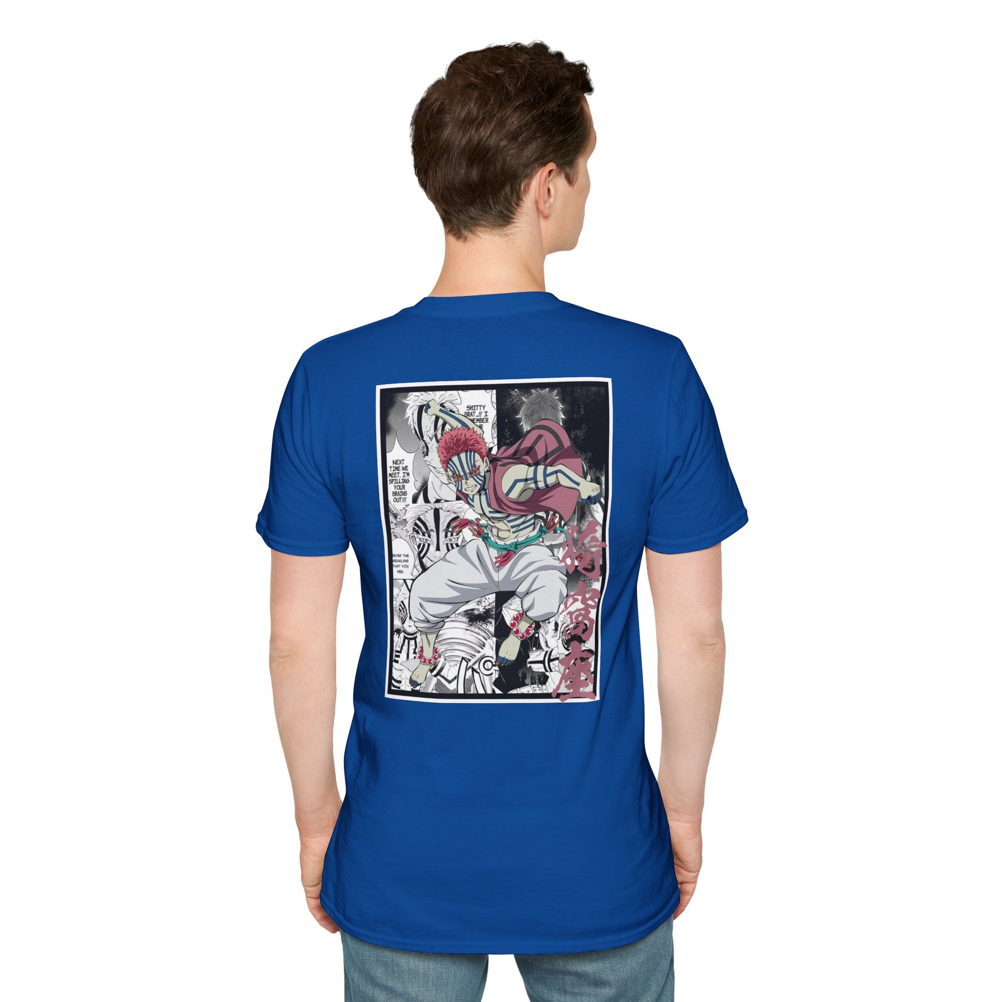 Camiseta informal de Akaza (DEMON SLAYER)