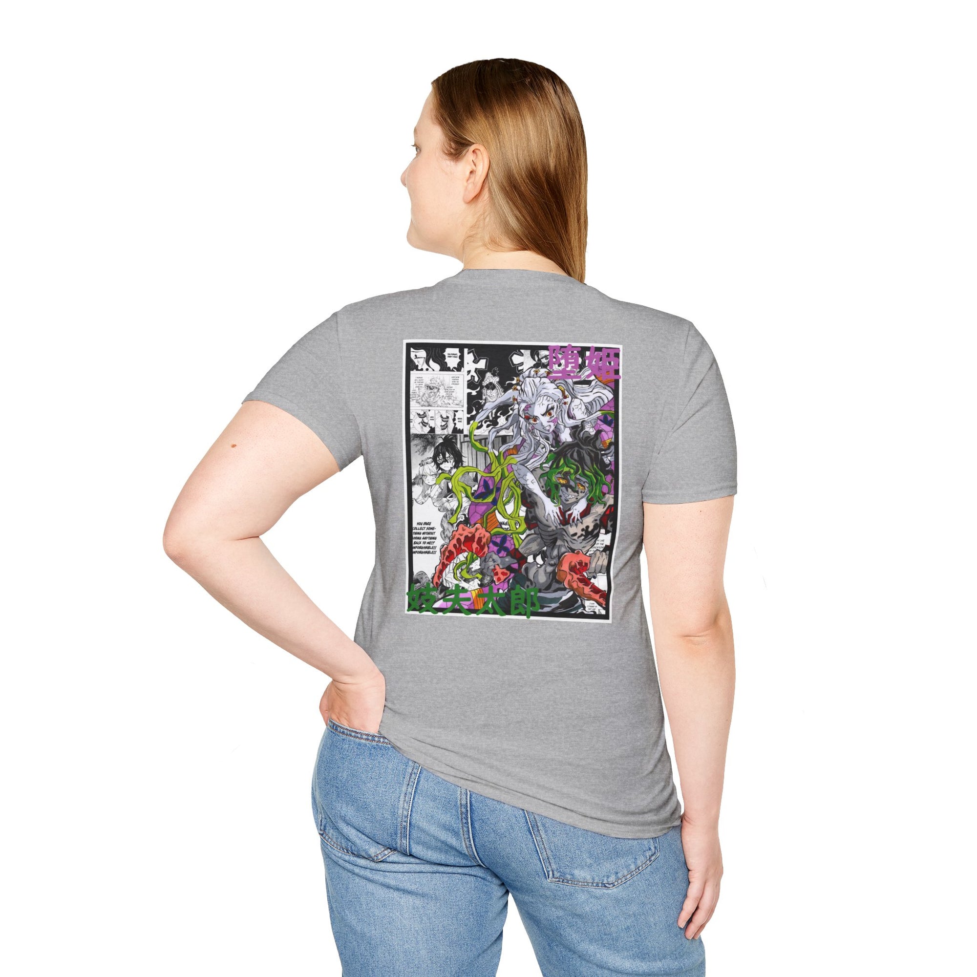 Camiseta informal Gyutaro y Daki (DEMON SLAYER)