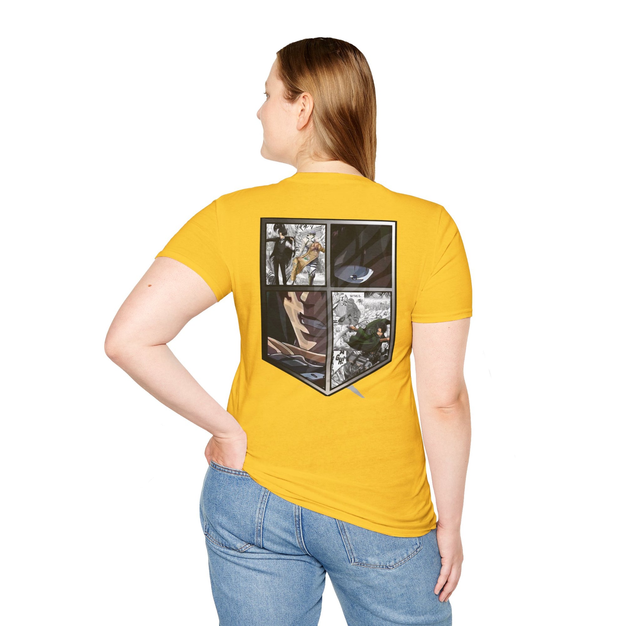 Camiseta informal de Levi Ackerman (ATAQUE A LOS TITANES)