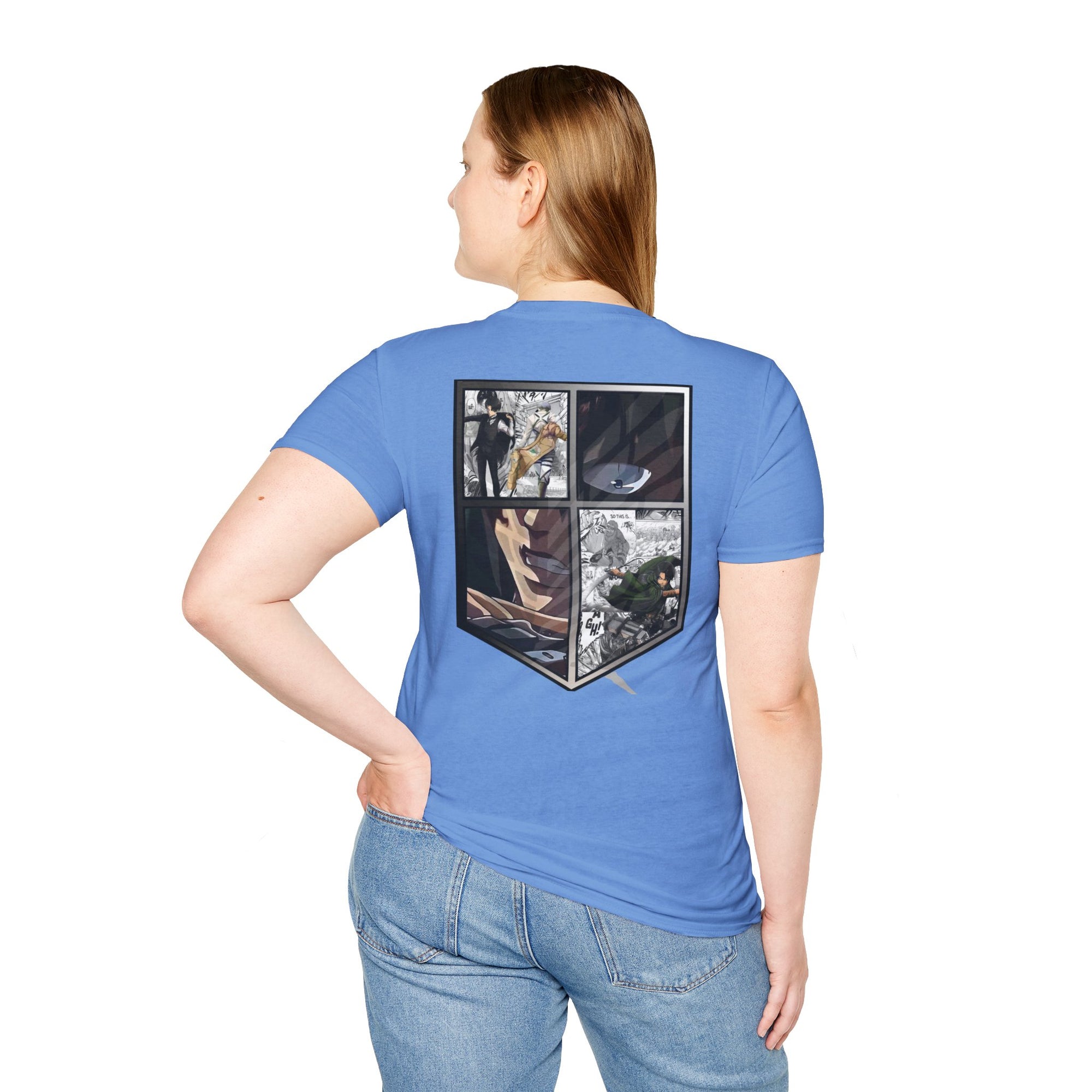 Camiseta informal de Levi Ackerman (ATAQUE A LOS TITANES)