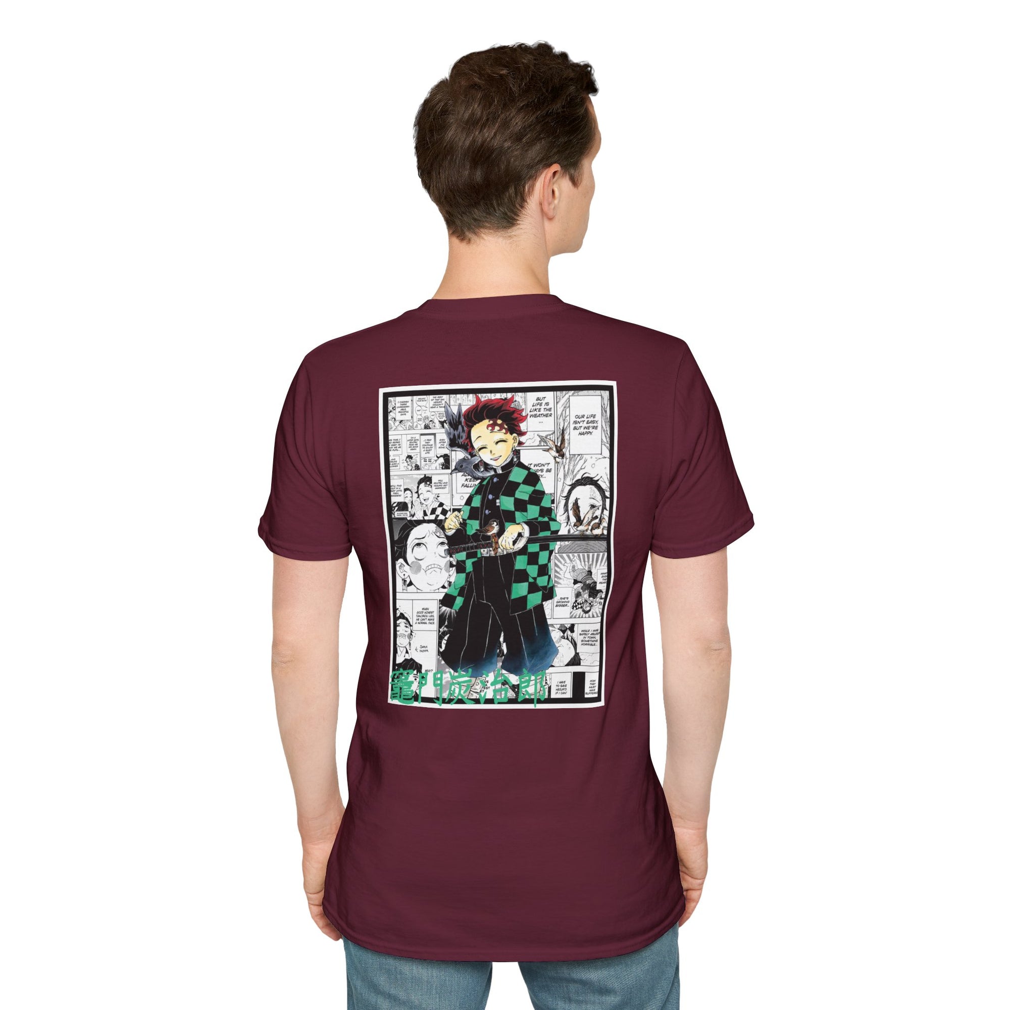 Camiseta informal Tanjiro Kamado (DEMON SLAYER)