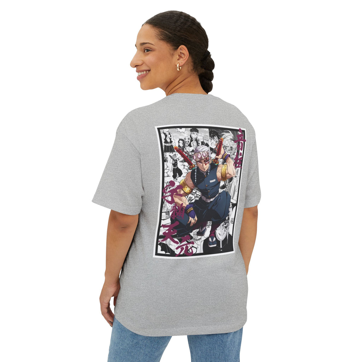 Camiseta extragrande de Tengen Uzui (DEMON SLAYER)
