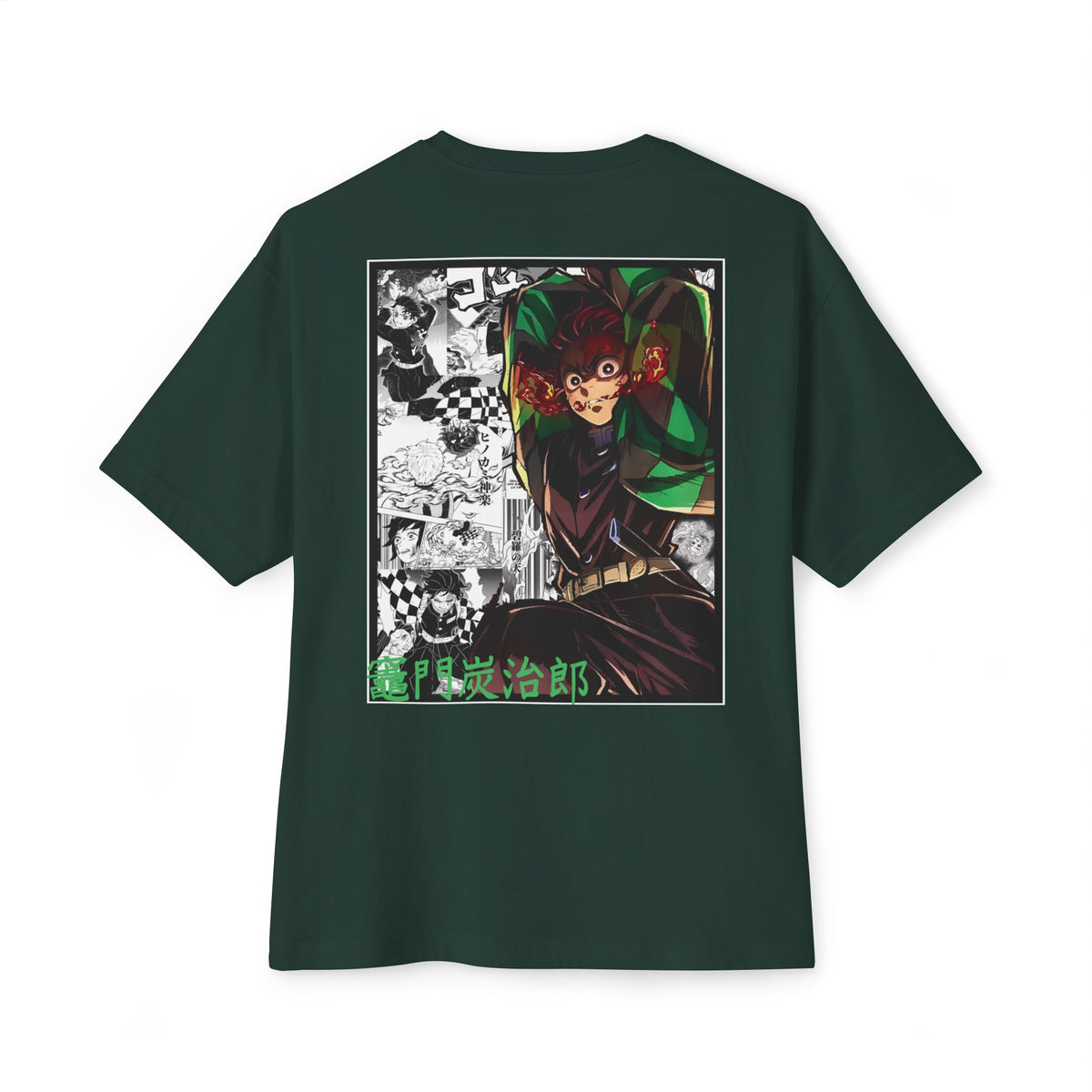 Camiseta extragrande de Tanjiro Kamado (DEMON SLAYER)