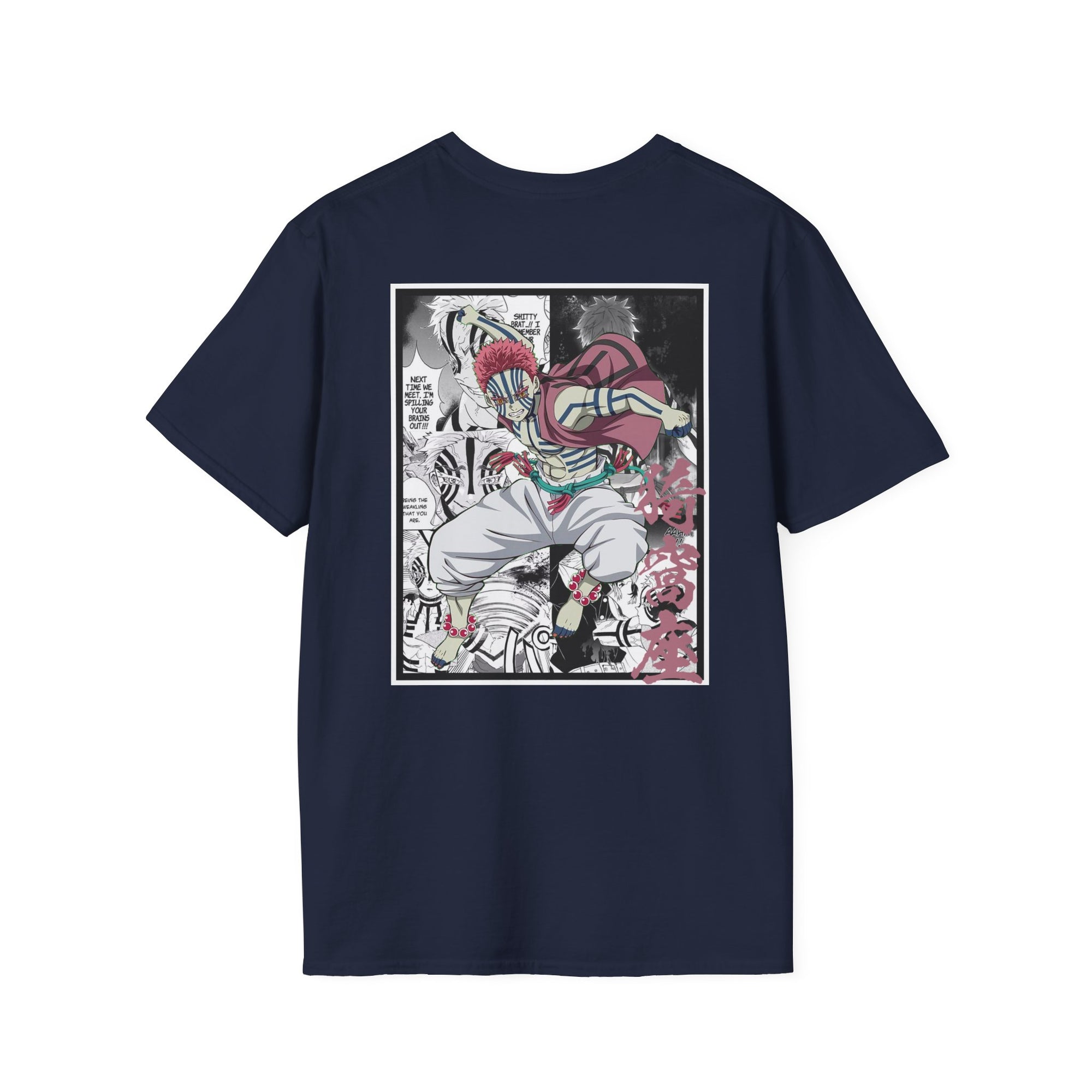 Camiseta informal de Akaza (DEMON SLAYER)