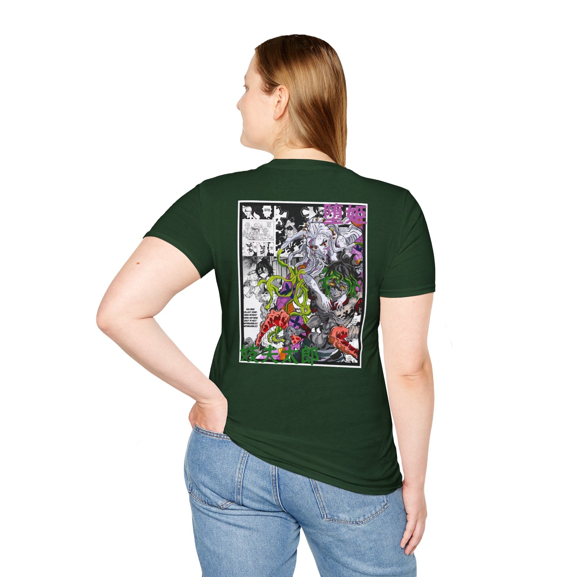 Camiseta informal Gyutaro y Daki (DEMON SLAYER)