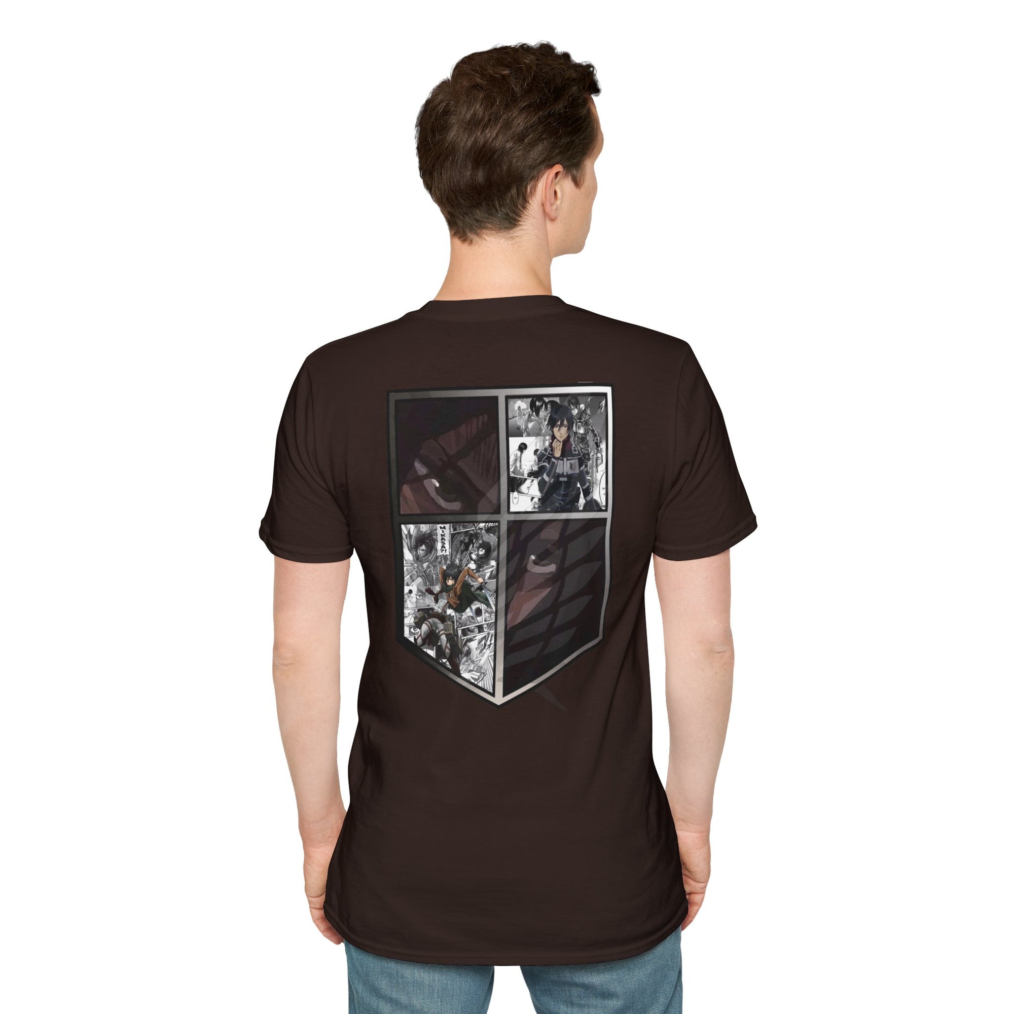 Camiseta informal de Mikasa Ackerman (ATAQUE A LOS TITANES)