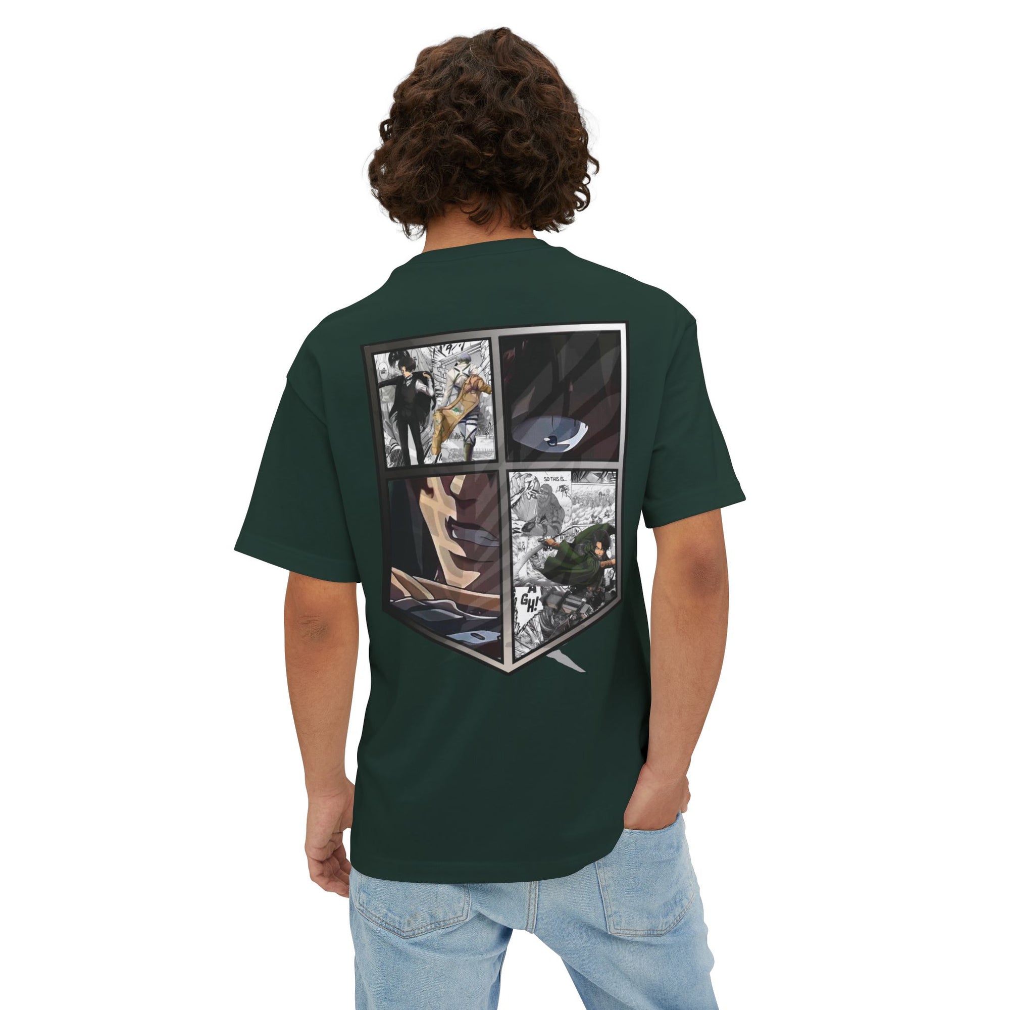 Camiseta extragrande de Levi Ackerman (ATAQUE A LOS TITANES)