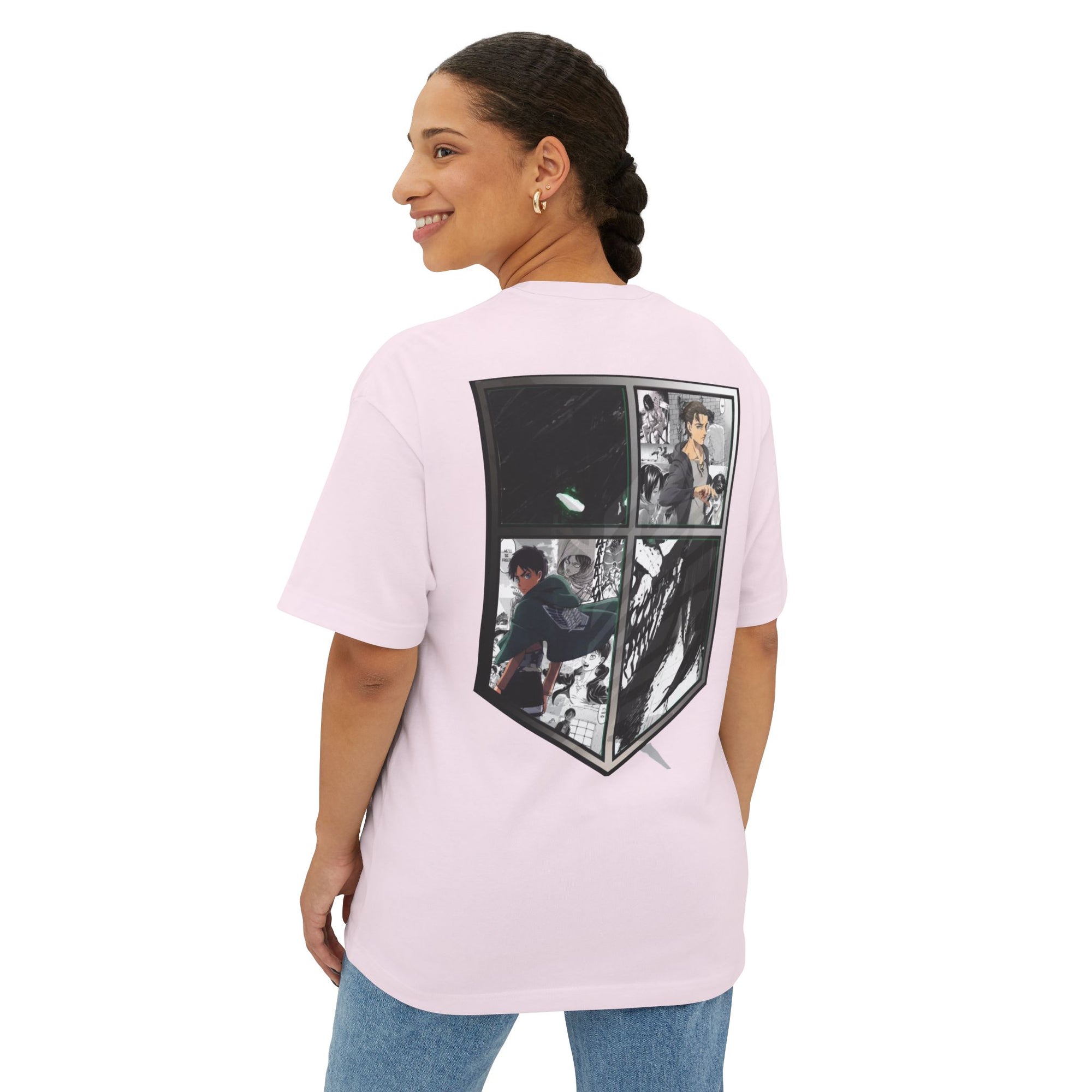 Camiseta extragrande de Eren Yeager (ATTACKONTITAN)