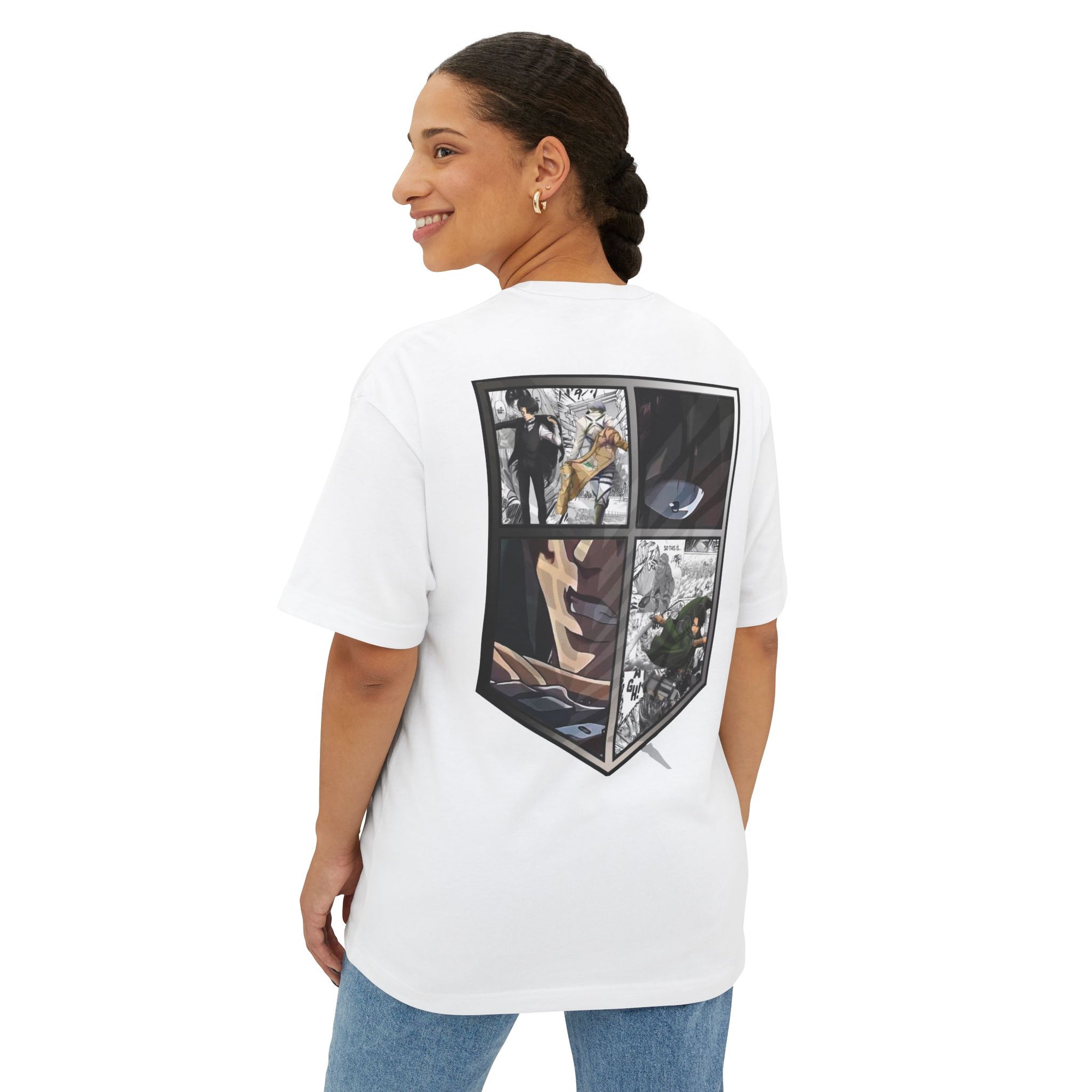 Camiseta extragrande de Levi Ackerman (ATAQUE A LOS TITANES)