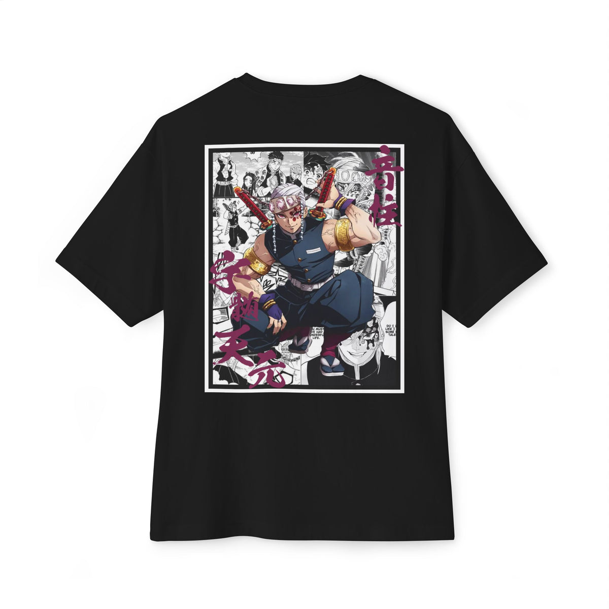Camiseta extragrande de Tengen Uzui (DEMON SLAYER)