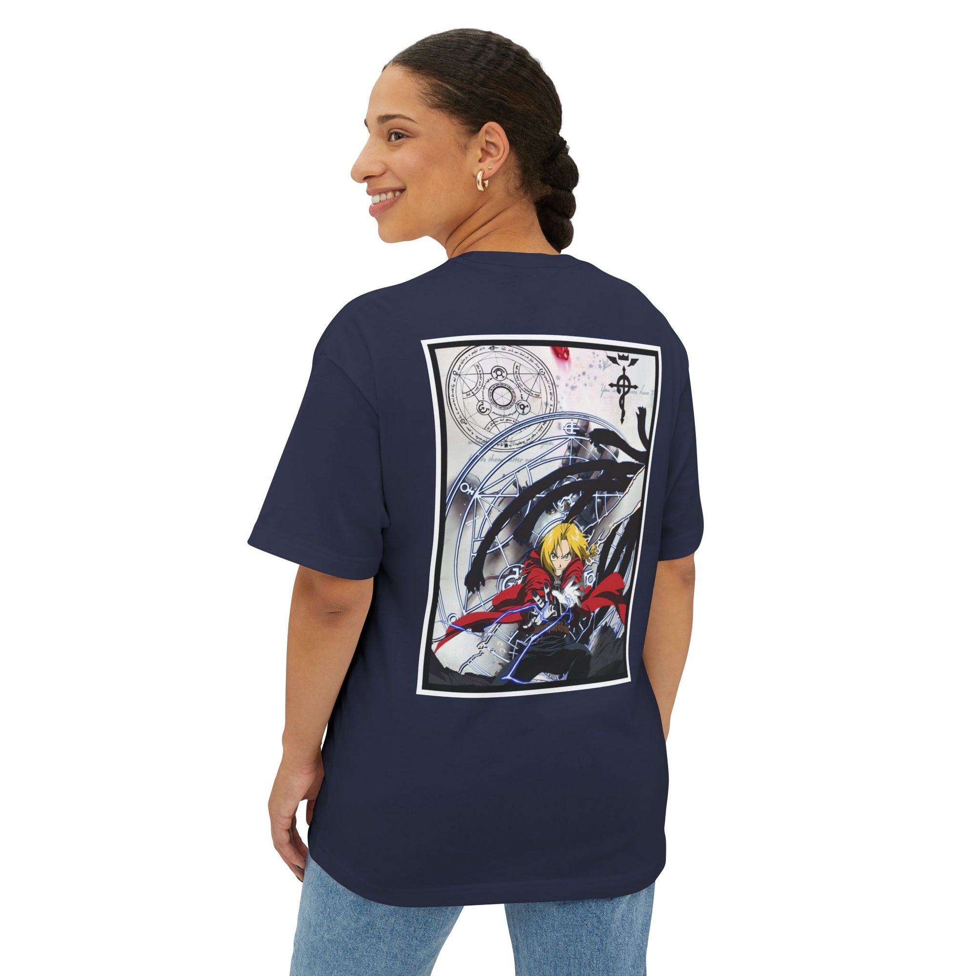 Camiseta extragrande de Edward Elric (FULLMETAL)