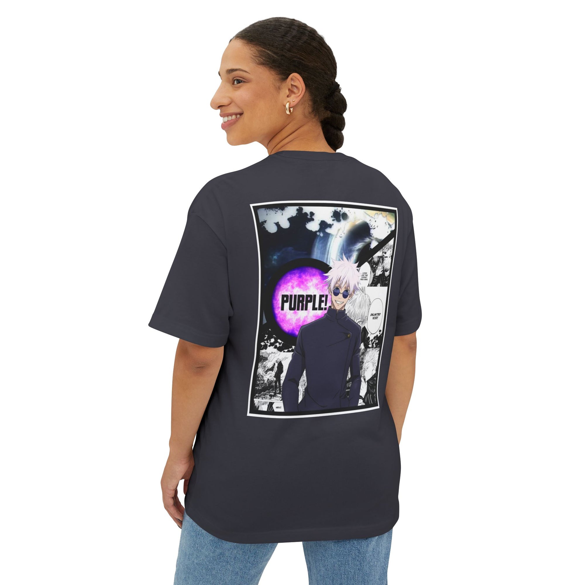 Camiseta extragrande de Satoru Gojo (JUJUTSU KAISEN)